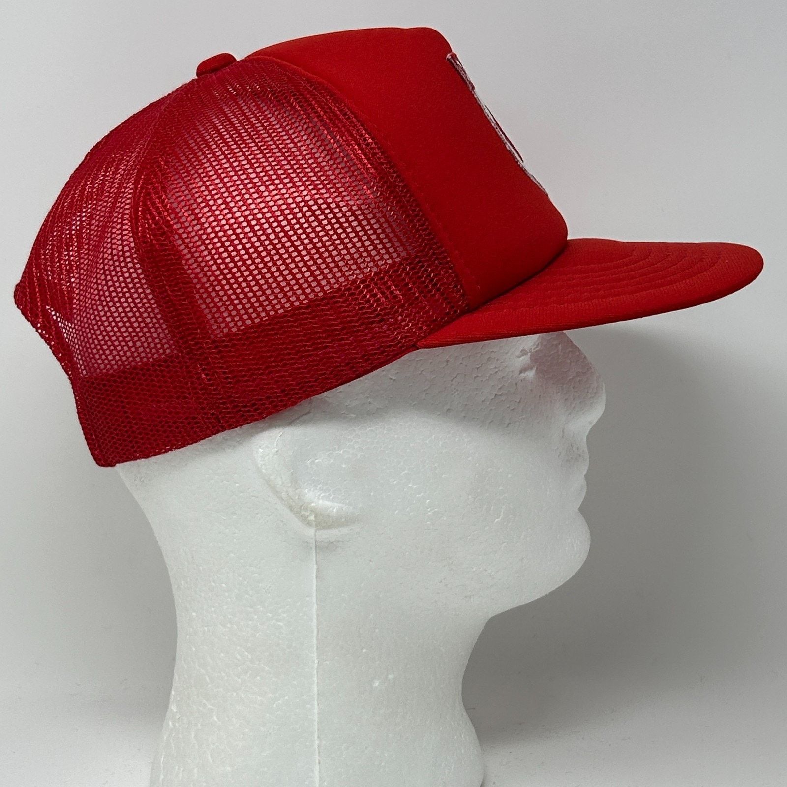 Vintage Vintage 80s Canadian Trucker Hat Baseball Cap Red Canada Size ONE SIZE - 7 Thumbnail
