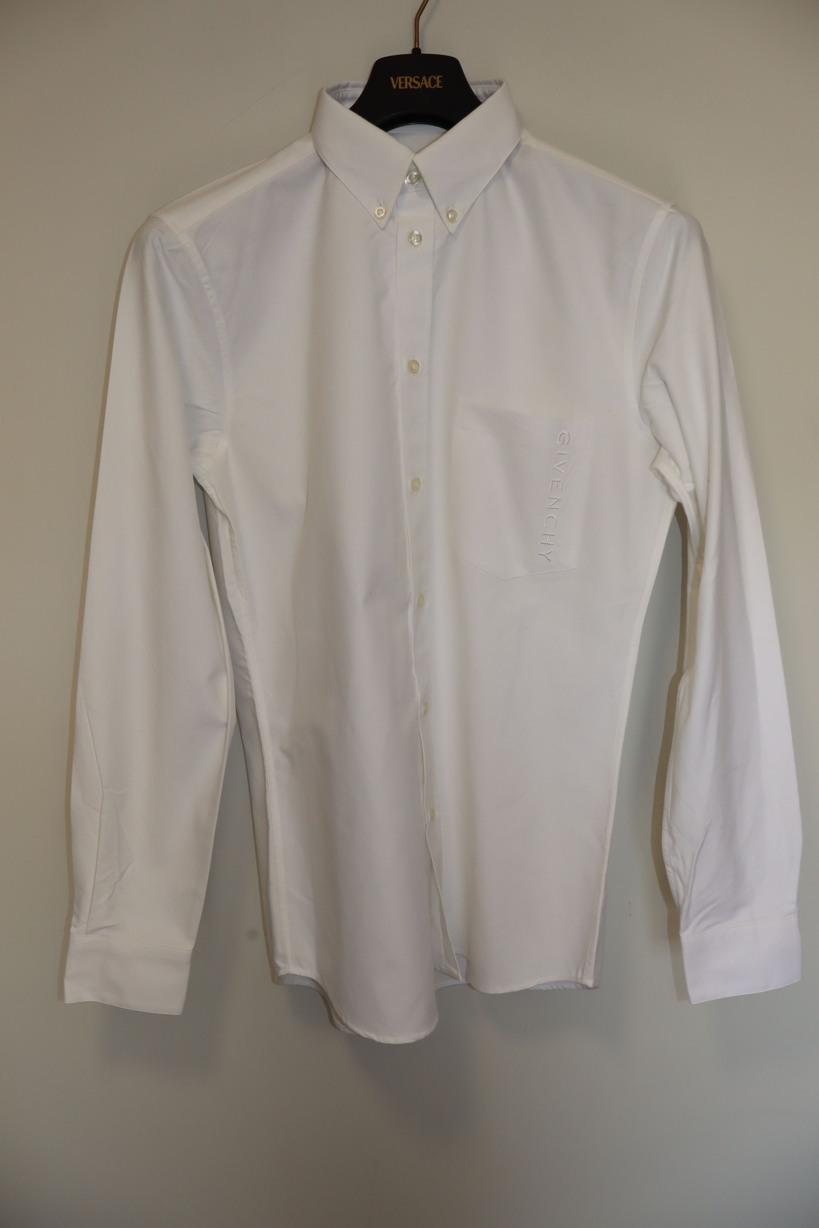 Givenchy Embroidered logo pocket shirt Size US S / EU 44-46 / 1 - 2 Thumbnail