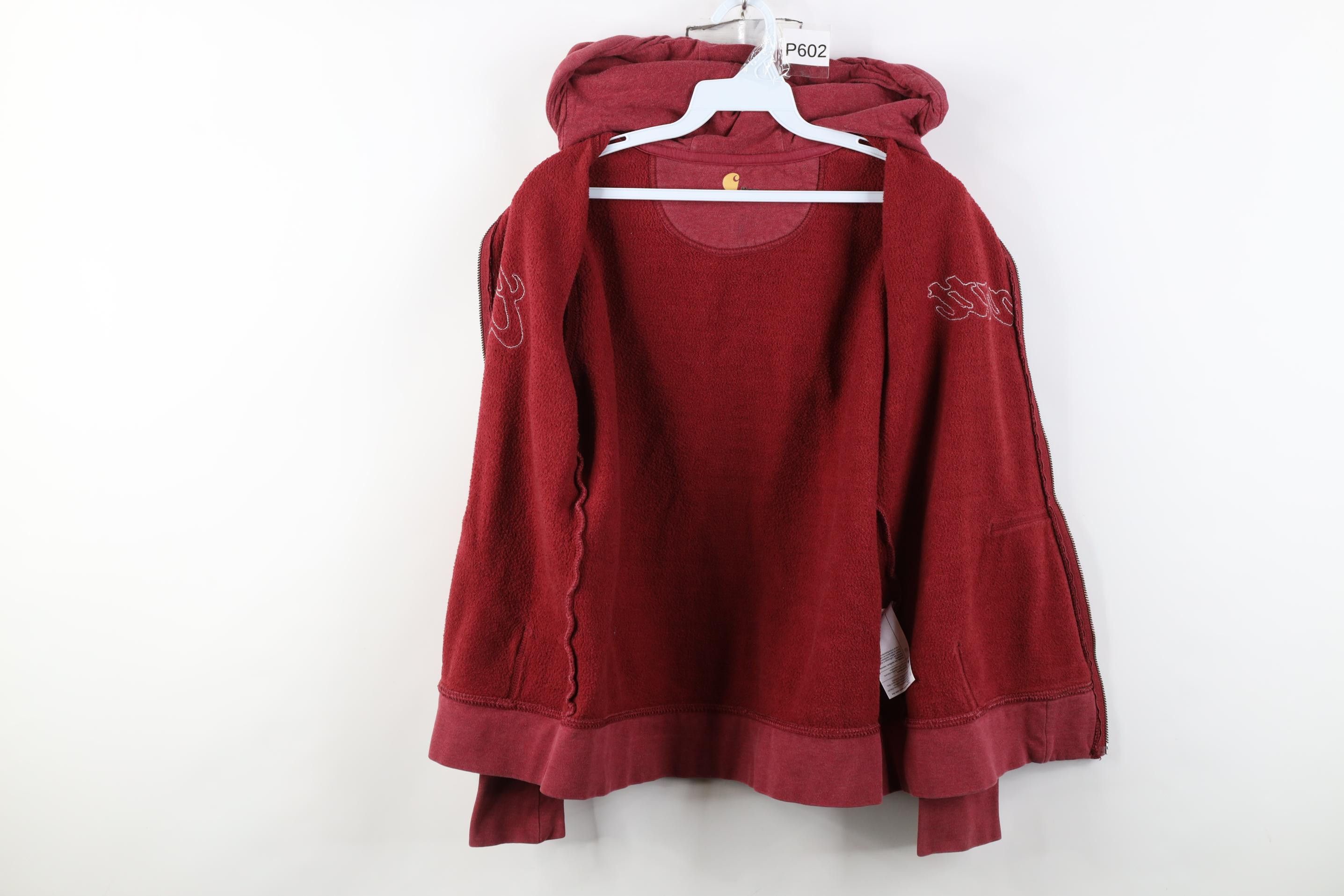 Carhartt Vintage Y2K Carhartt Spell Script Full Zip Hoodie Sweatshirt Size M / US 6-8 / IT 42-44 - 10 Thumbnail