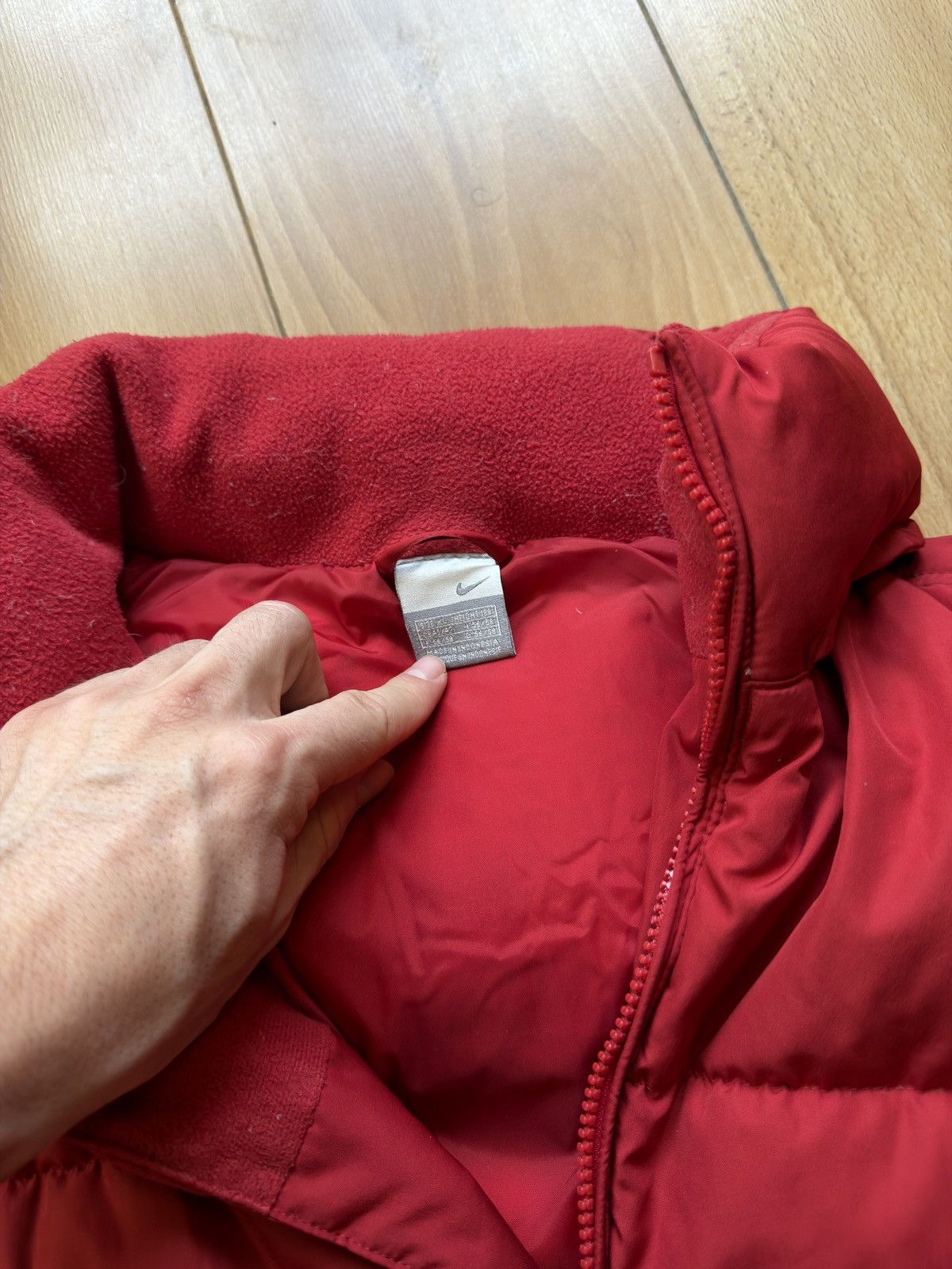 Nike Nike vintage red down jacket vest Size US XL / EU 56 / 4 - 5 Thumbnail