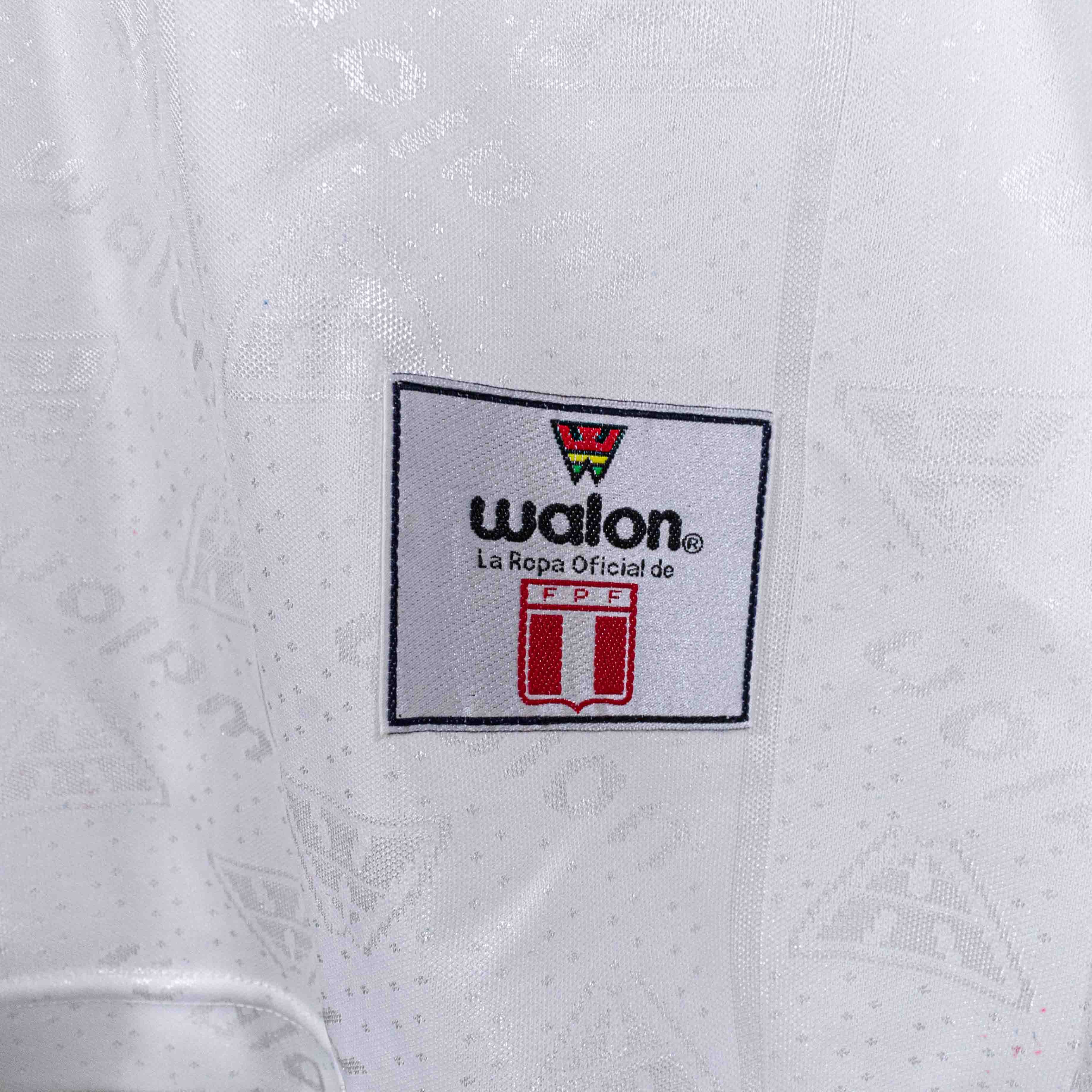 Vintage 1999 Walon Peru Jersey Soccer Futbol VTG Sports Blokecore Size US S / EU 44-46 / 1 - 4 Thumbnail