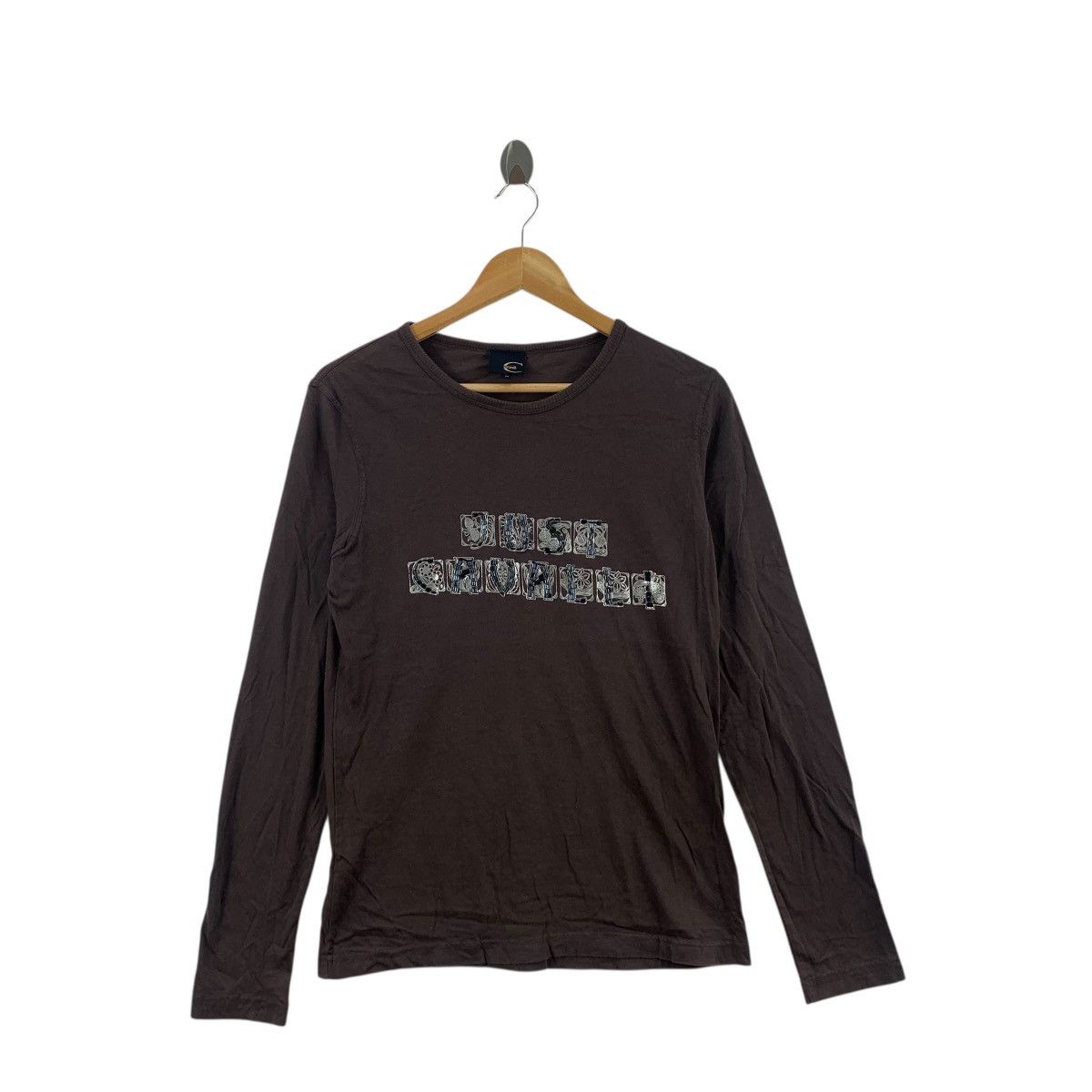 Just Cavalli JUST CAVALLI ITALY Sequinned Rhinestone Tee Shirt Top Size M / US 6-8 / IT 42-44 - 3 Thumbnail