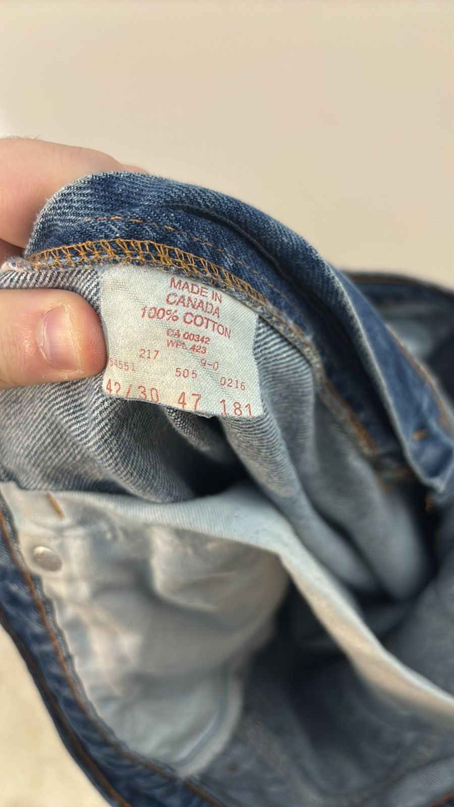 Levi's Vintage Levi’s Jeans Made In Canada Size US 40 / EU 56 - 5 Thumbnail