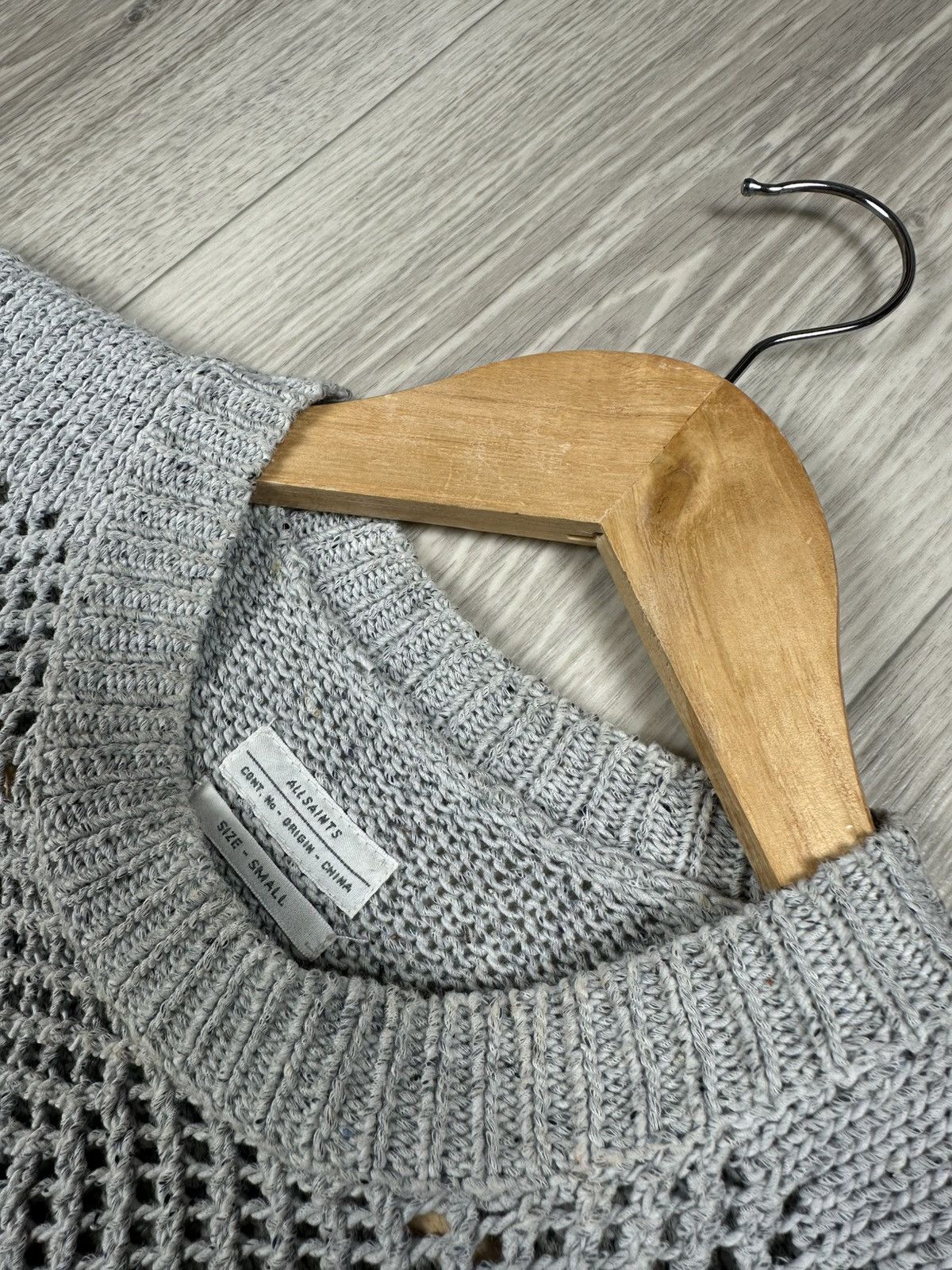 Allsaints Allsaints Sweater Knit Gray Size S Size US S / EU 44-46 / 1 - 4 Thumbnail