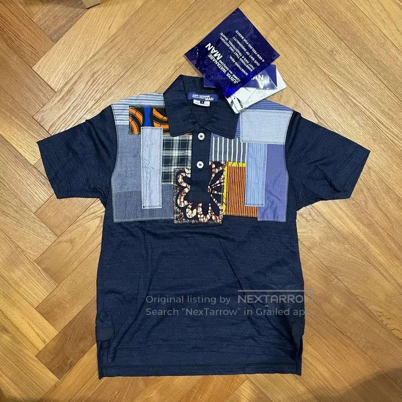 Junya Watanabe JUNYA WATANABE MAN Patchwork Polo Shirt Size US S / EU 44-46 / 1 - 1 Thumbnail