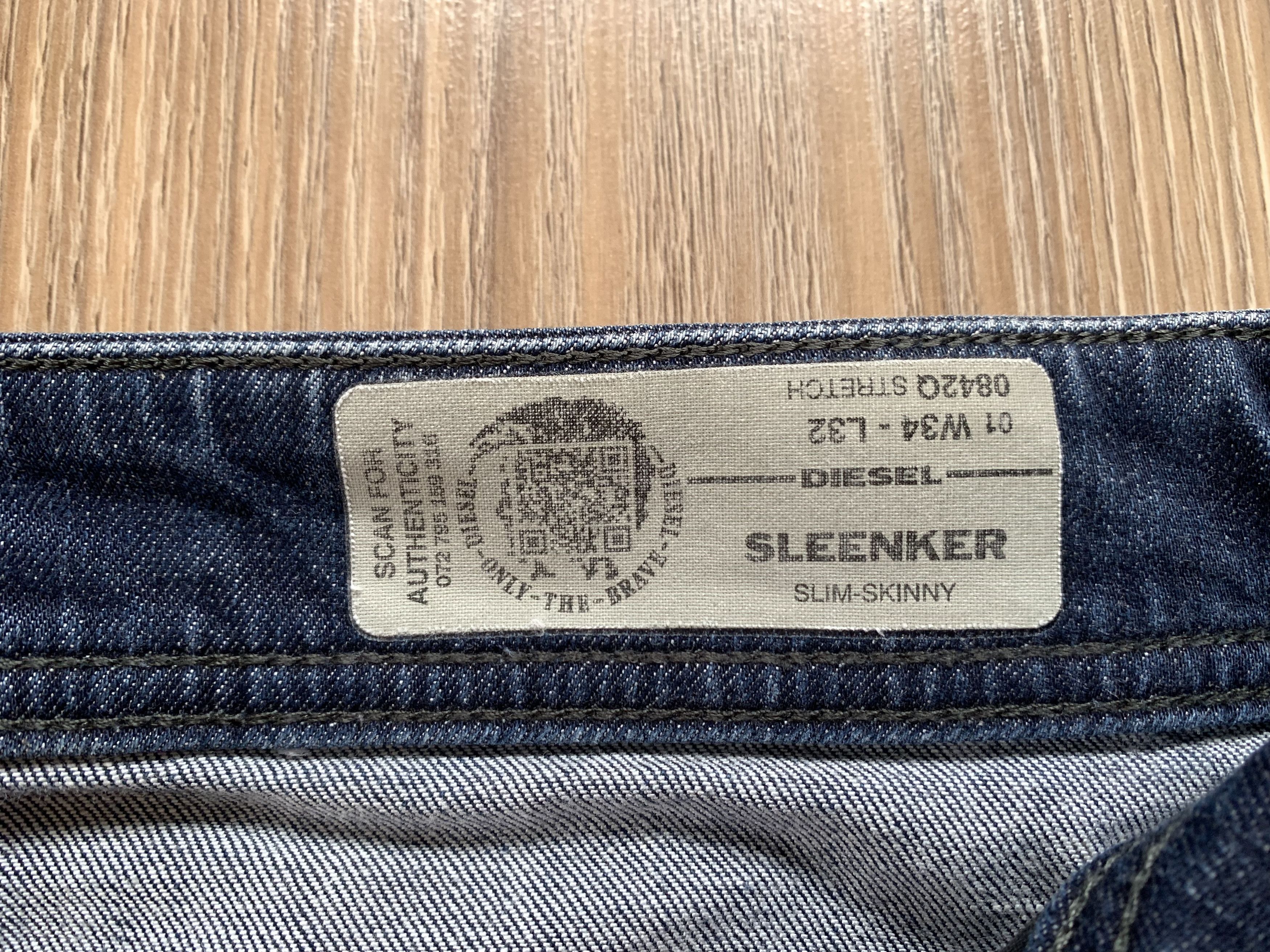 Diesel Diesel Sleenker Slim Skinny Stretch Jeans Size US 34 / EU 50 - 9 Thumbnail