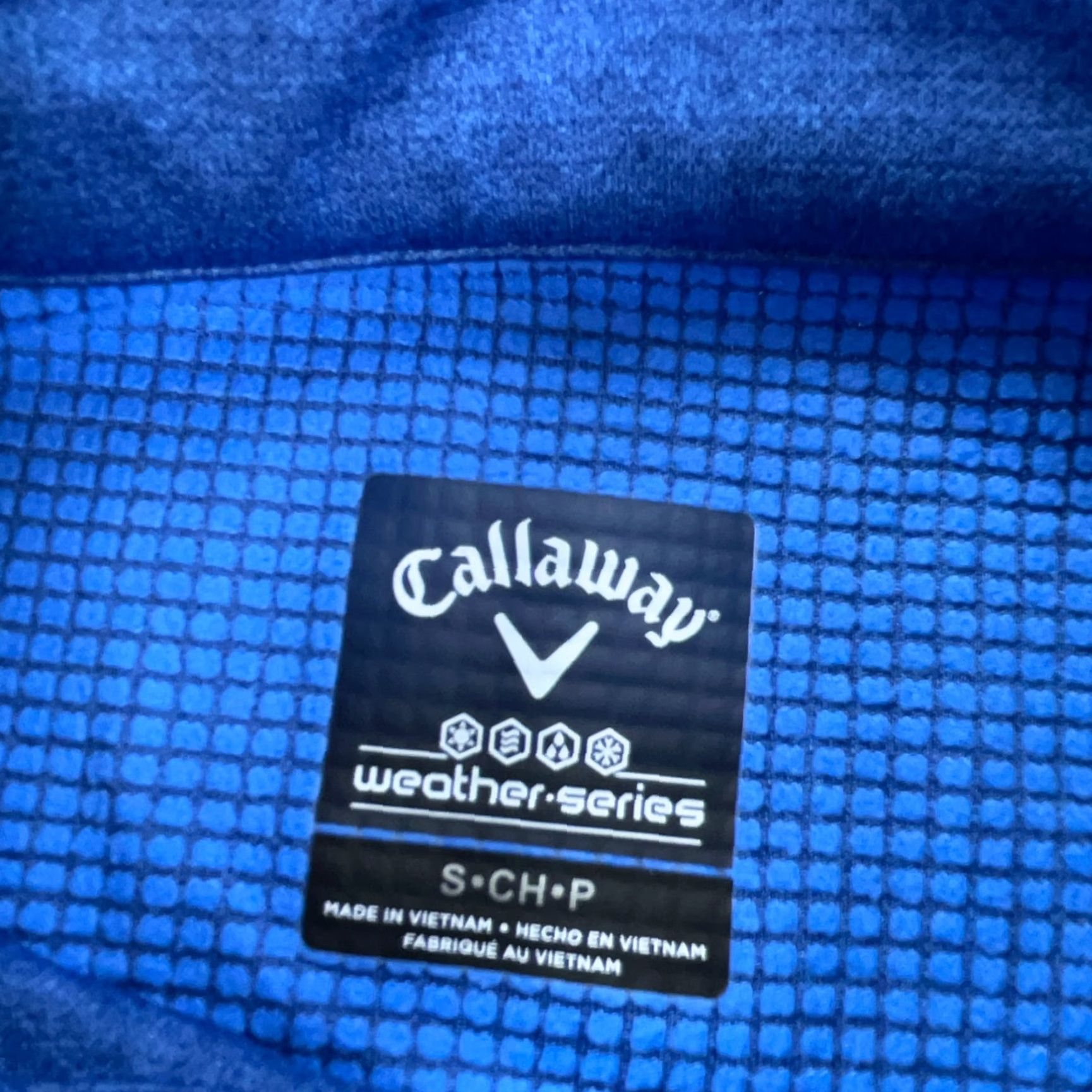Callaway Callaway Sweatshirt Men Small Blue Black Pullover 1/4 Zip Fleece Pocket Logo Performance Golf Sweater Size US S / EU 44-46 / 1 - 4 Thumbnail