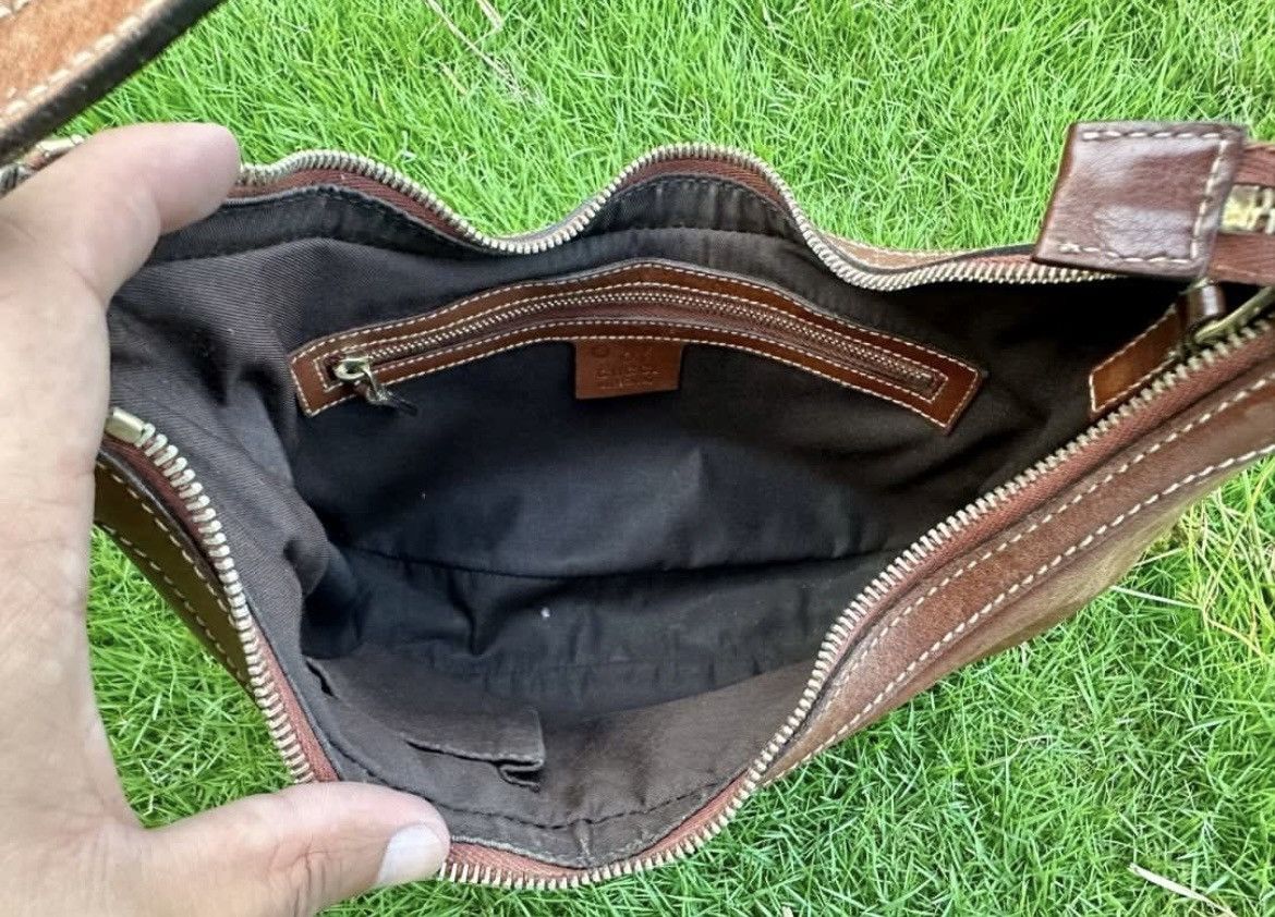 Gucci Authentic Gucci Charmy Leather Medium Hobo Bag Size ONE SIZE - 5 Thumbnail
