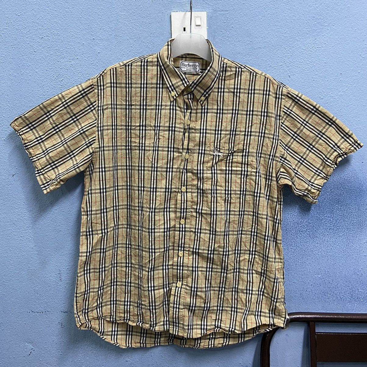 image of Distressed Vintage Burberrys Nova Check, Men's (Size XL)