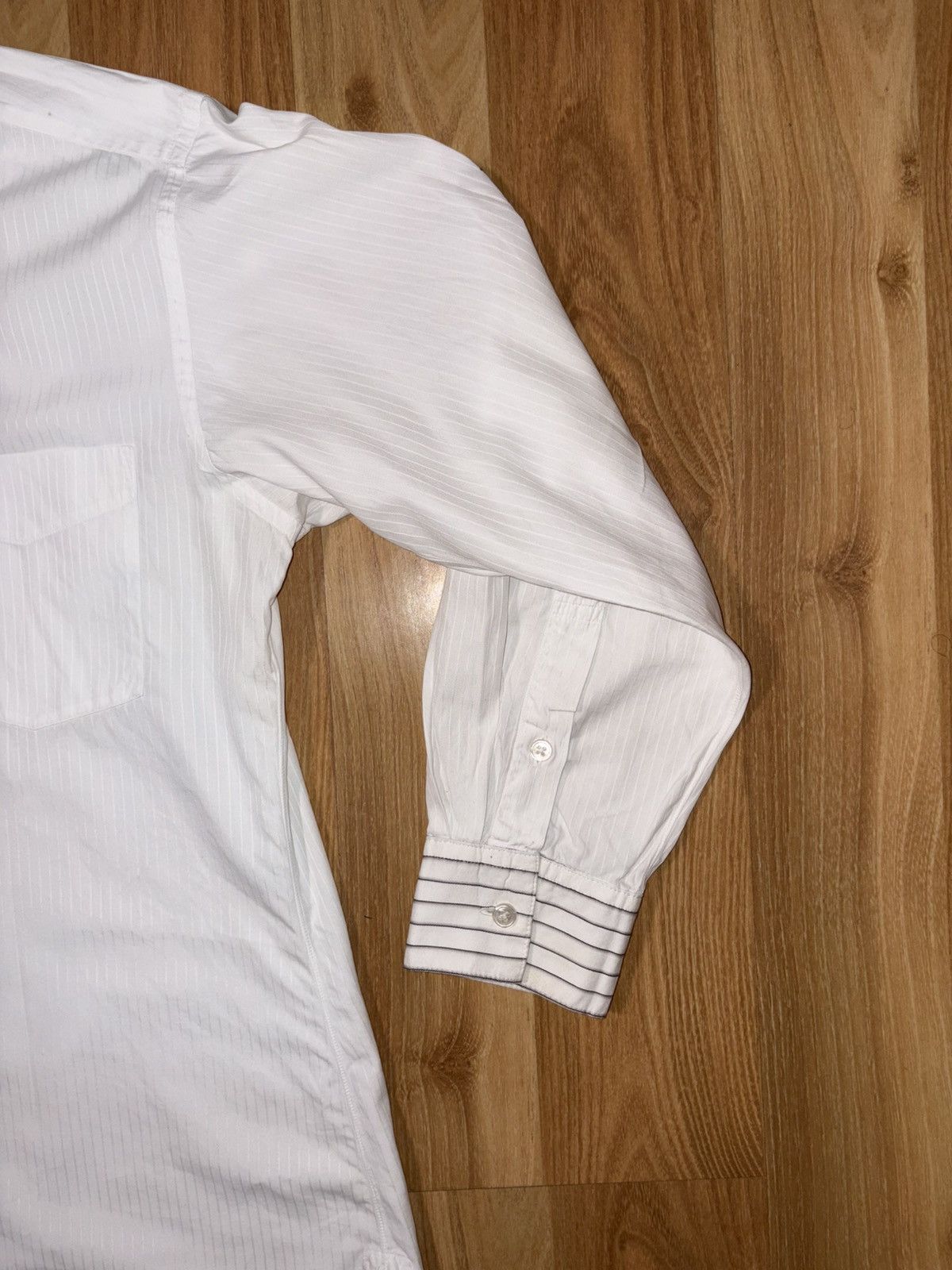 Christian Dior Monsieur VTG Christian Dior Monsieur Striped Shirt Japan Exclusive Size US S / EU 44-46 / 1 - 4 Thumbnail