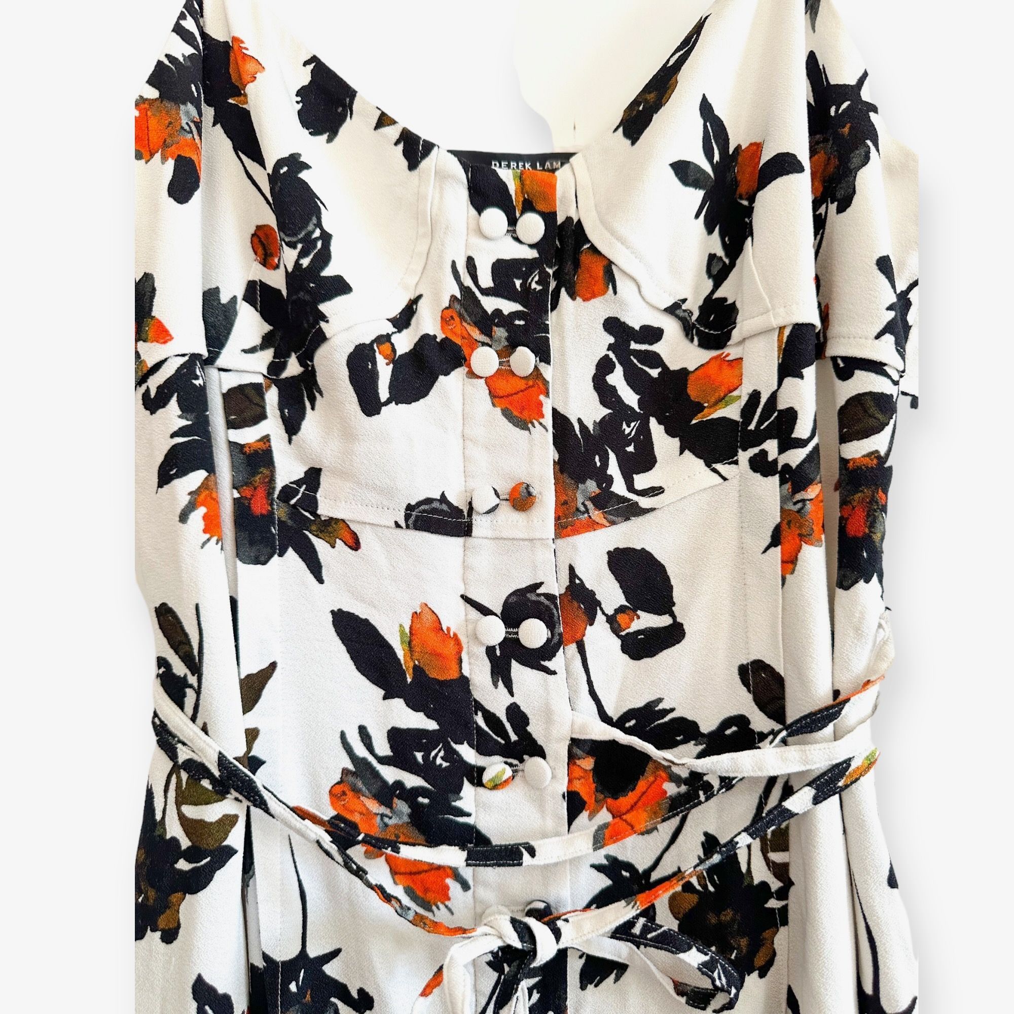 Derek Lam 10 Crosby Derek Lam Floral Camisole Dress, Size 6 Size M / US 6-8 / IT 42-44 - 11 Thumbnail