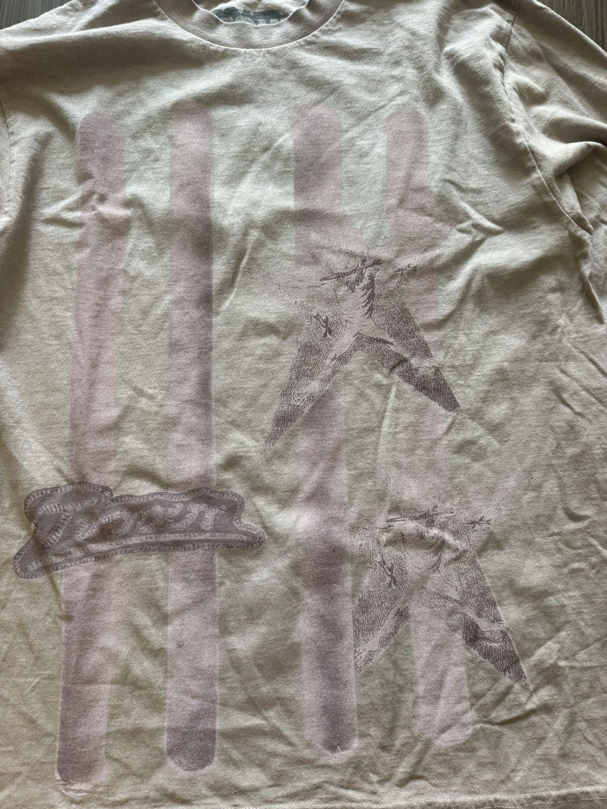 Travis Scott Travis Scott Utopia Long Sleeve Lavender Tee Medium Size US M / EU 48-50 / 2 - 2 Thumbnail
