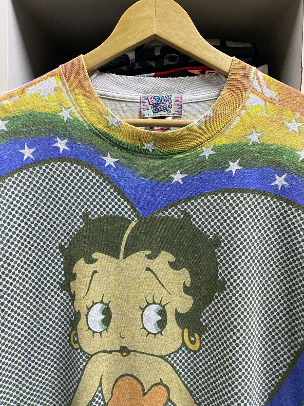 Cartoon Network × Vintage Vintage 90’s OP Betty Boop Shirt Size US L / EU 52-54 / 3 - 4 Thumbnail