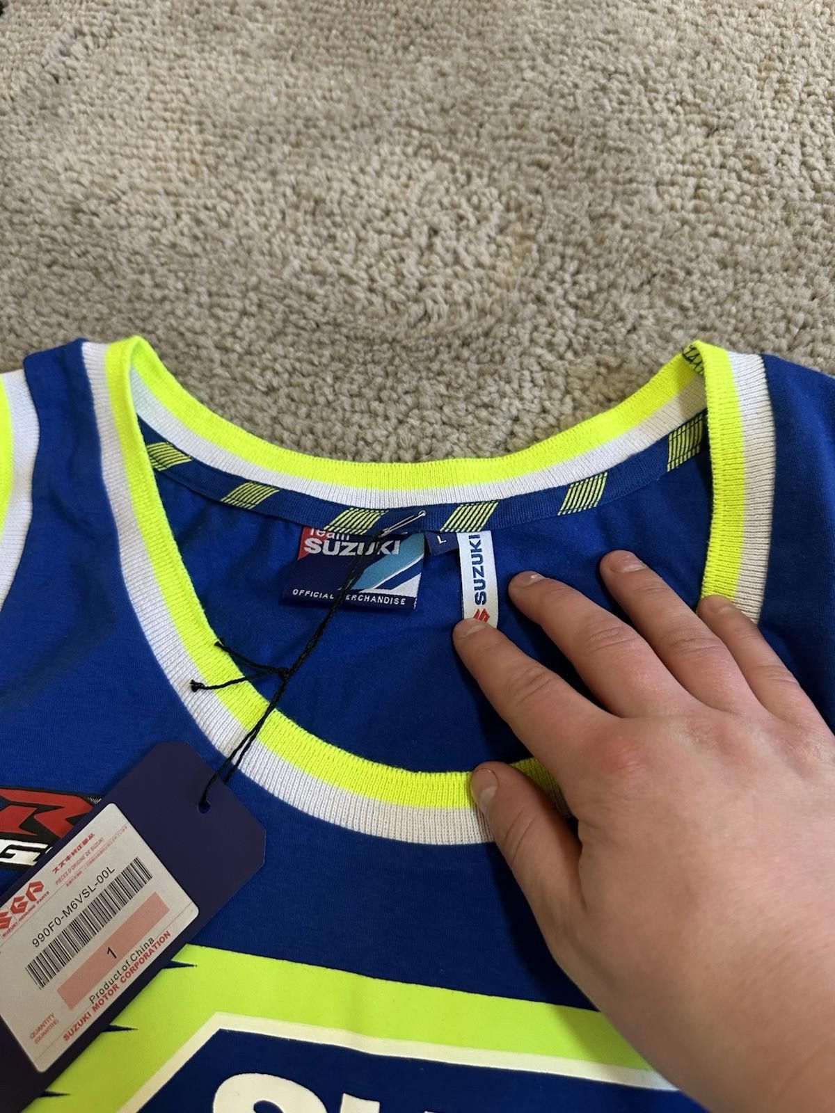 Fox Racing Suzuki Ecstar MotoGP GSX-RR Official Team Ladies Vest Top Size L / US 10 / IT 46 - 6 Thumbnail