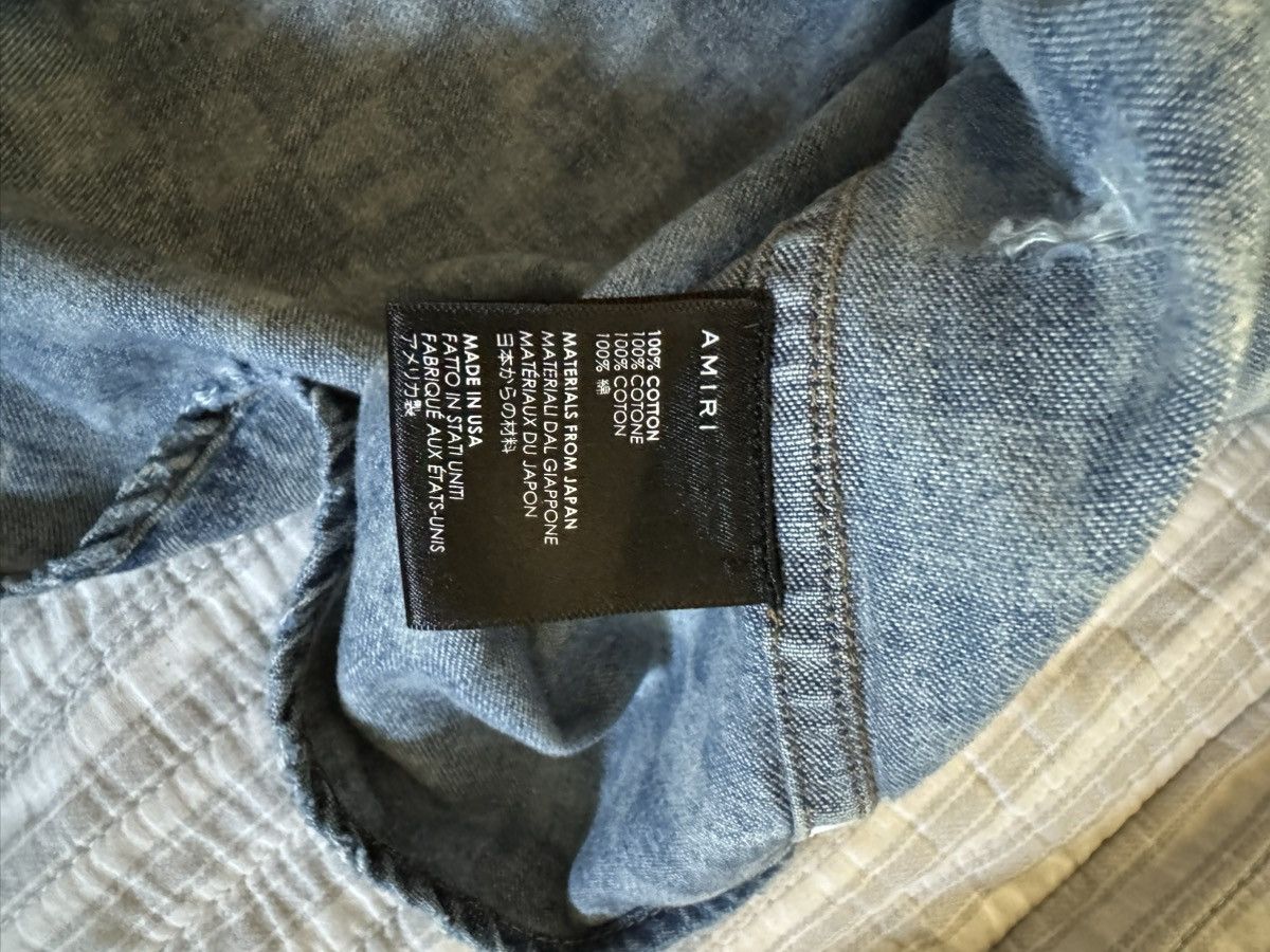 Amiri Amiri Denim Shirt Size US XL / EU 56 / 4 - 3 Thumbnail