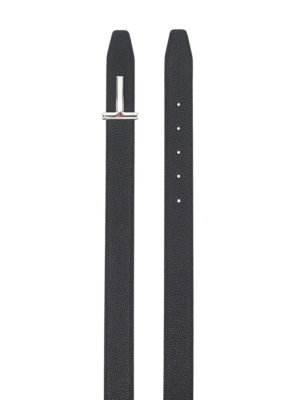 Tom Ford o1s22i1n0125 Size 110 / Metal Buckle Belt in Black Size 44 - 2 Thumbnail