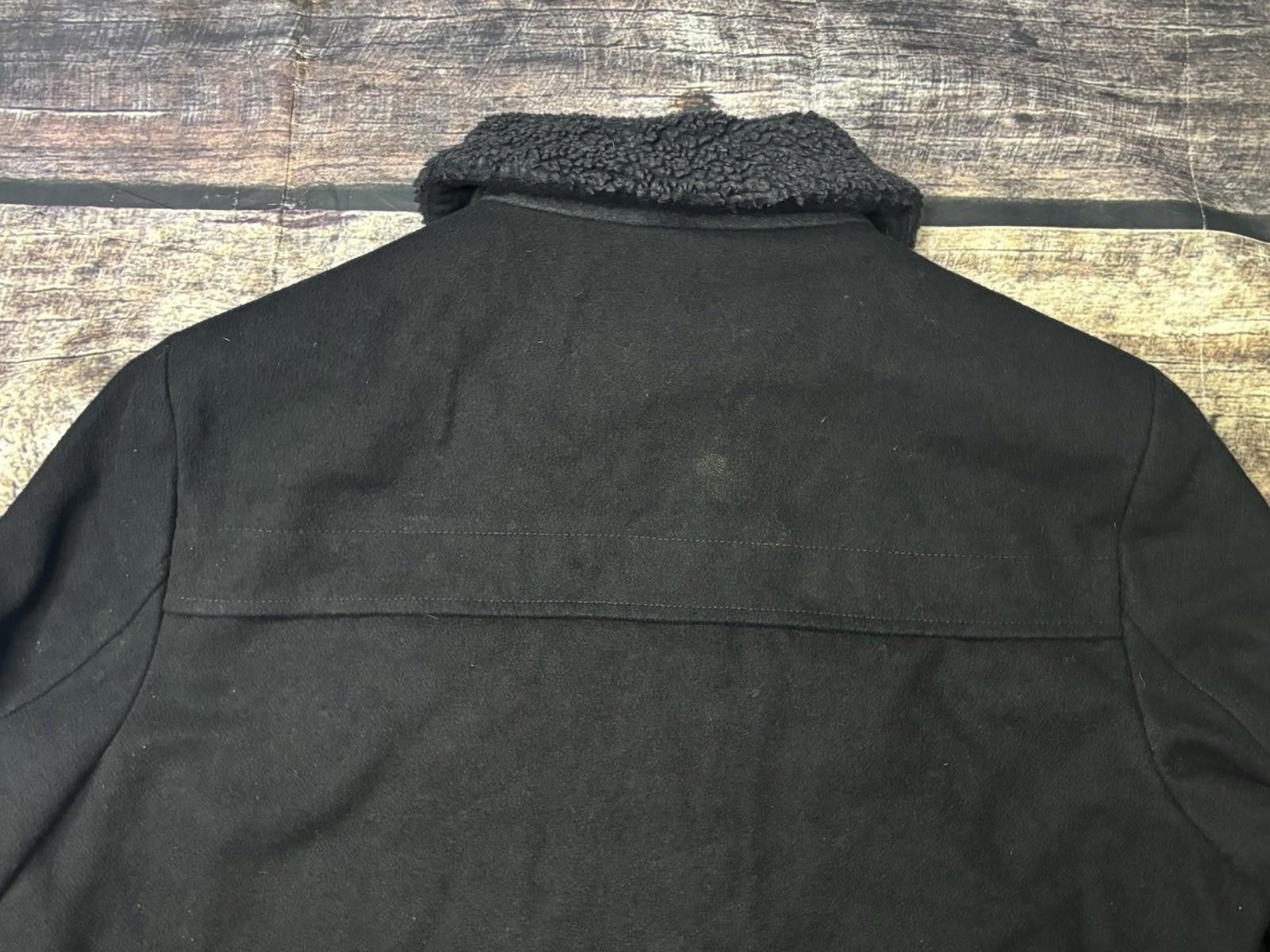 Kenneth Cole Kenneth Cole Pea Coat Jacket Mens Medium Sherpa Wool Snap Size US M / EU 48-50 / 2 - 8 Thumbnail