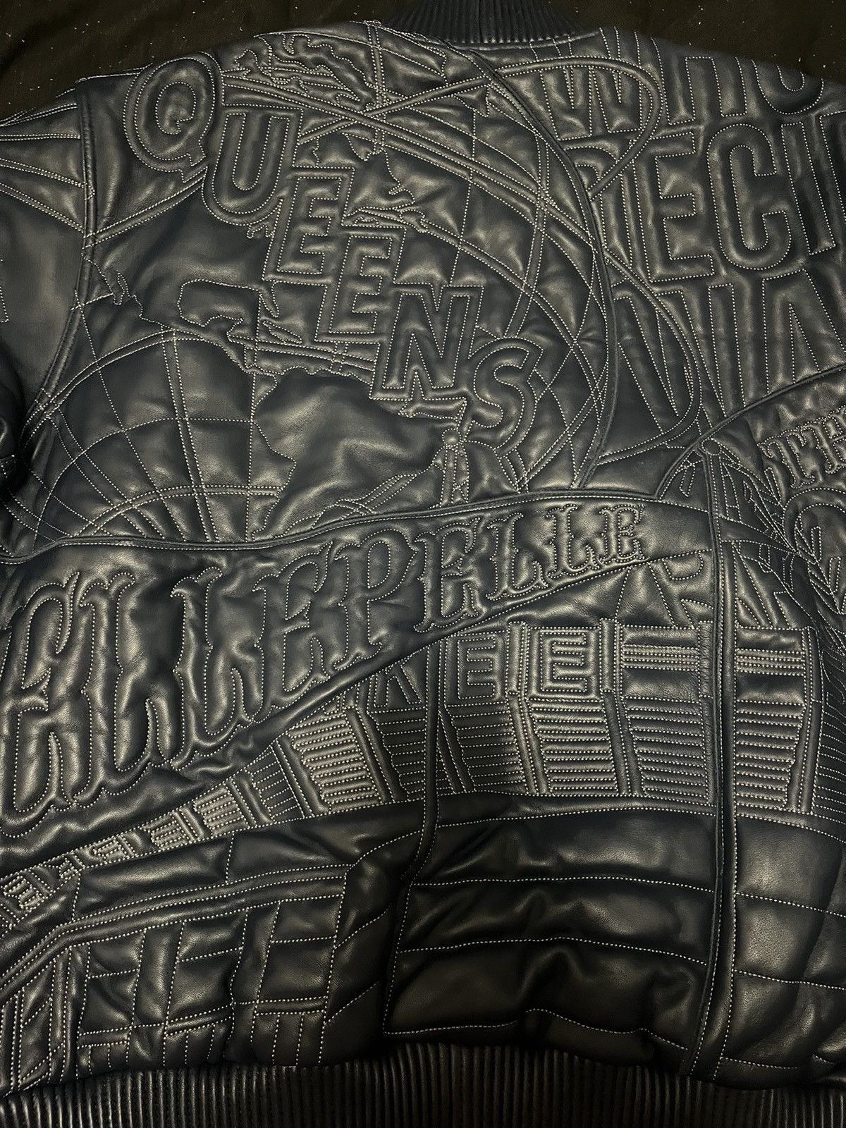 Ev Bravado Who Decides War X Pelle Pelle NY 2 Vegas Leather Jacket Size US XXL / EU 58 / 5 - 6 Thumbnail