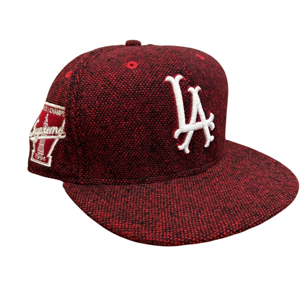 Supreme Supreme New Era World Champs LA Dodgers Logo Hat FW08 7 1/4 Size ONE SIZE - 2 Thumbnail