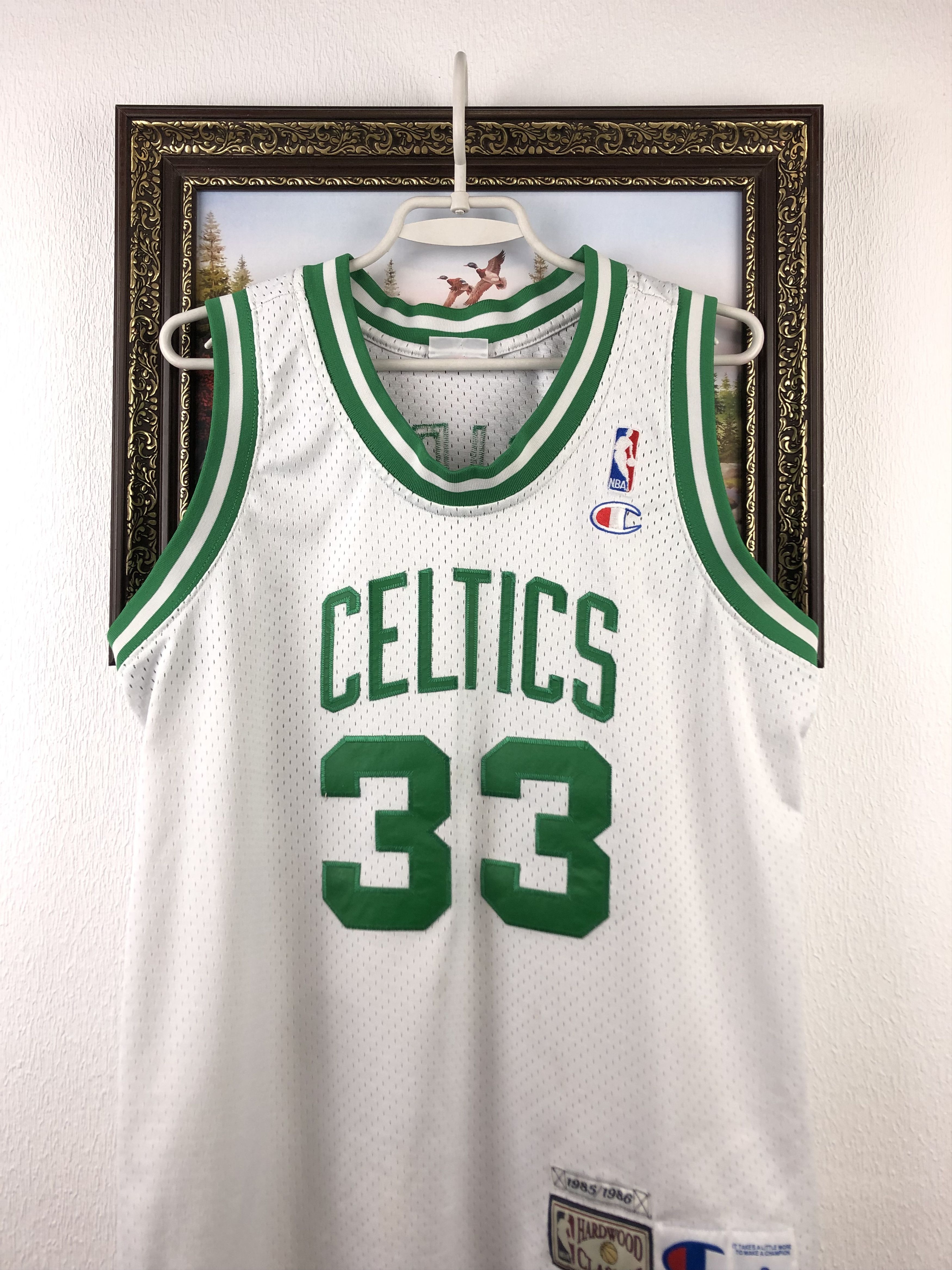 Champion Vintage Boston Celtics Larry Bird Basketball Jersey Tee Hype Size US S / EU 44-46 / 1 - 2 Thumbnail