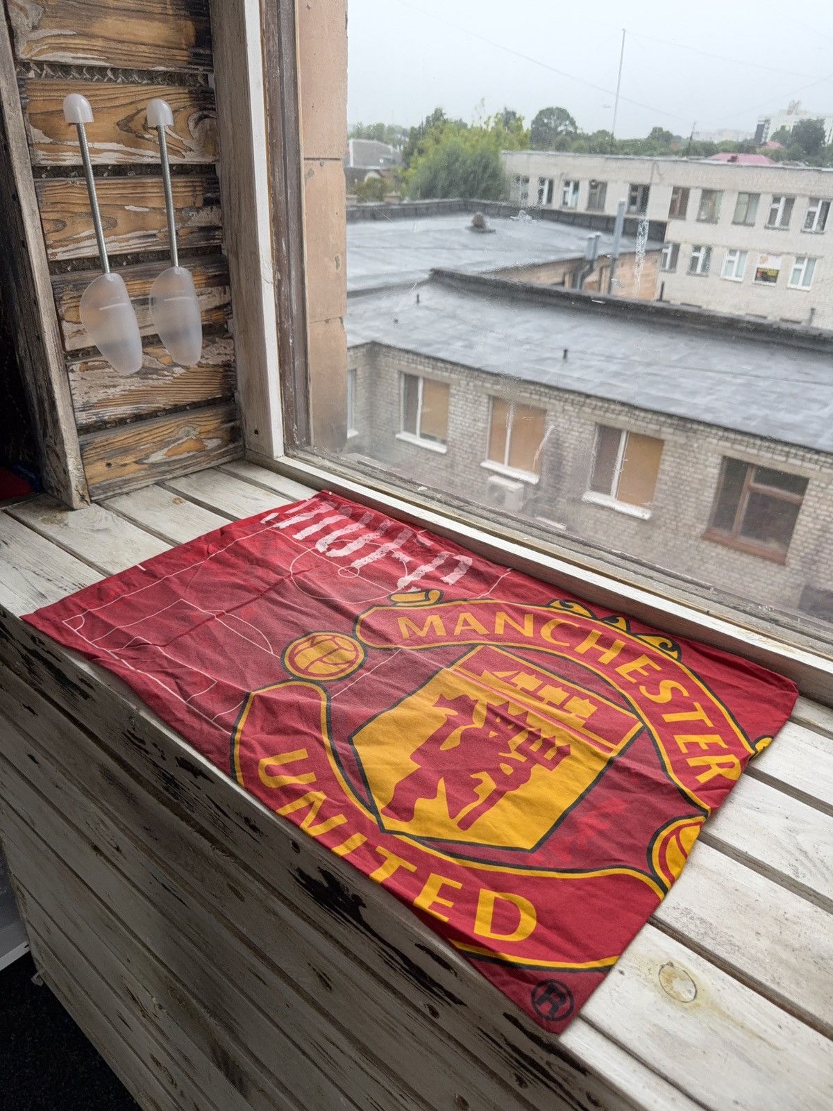 Other 90s Manchester United Pillow Cover Football Pitch Design Size ONE SIZE - 1 Thumbnail