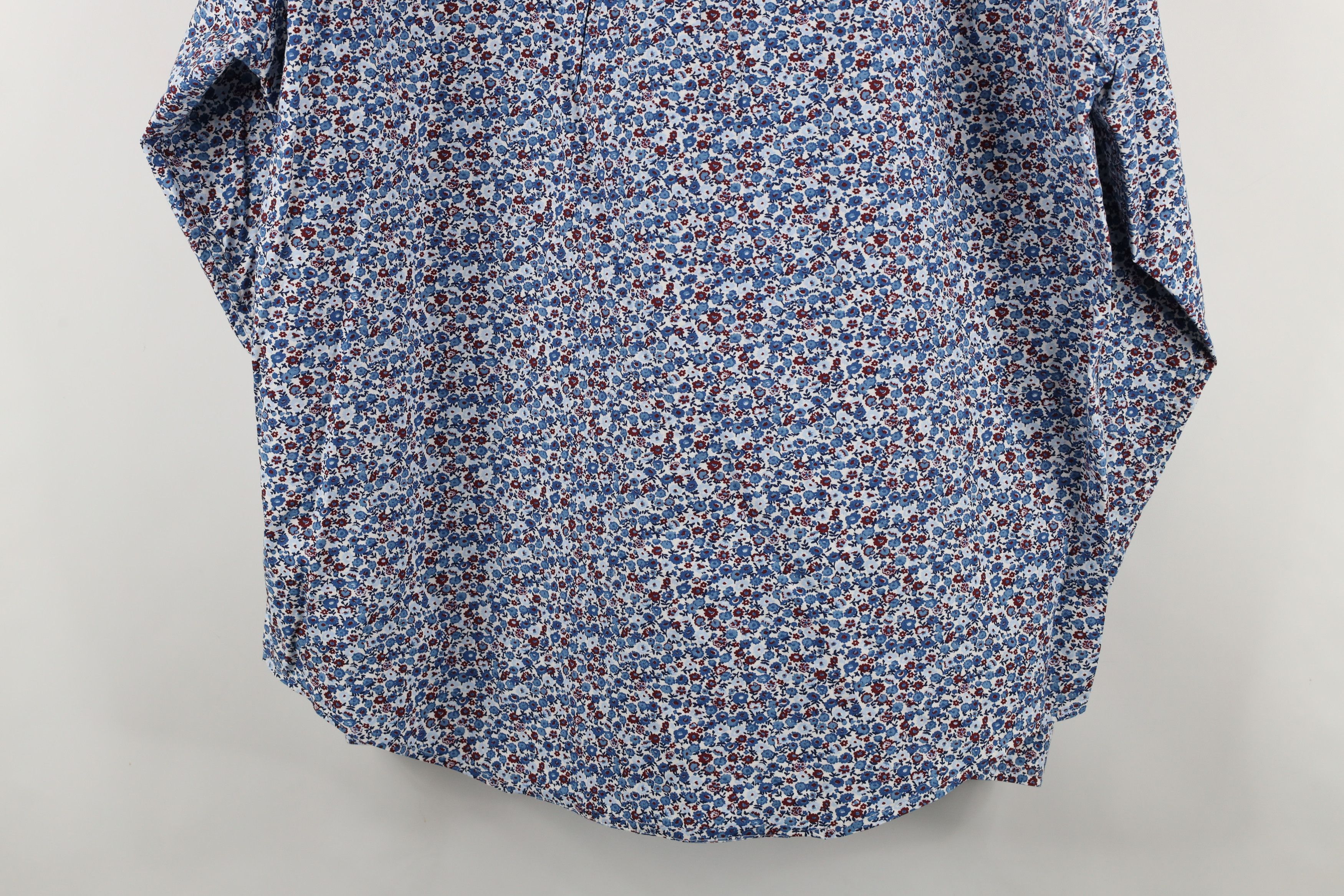 Lands' End × Vintage Vintage Y2K Lands End Over Print Collared Button Down Shirt Size US L / EU 52-54 / 3 - 10 Thumbnail