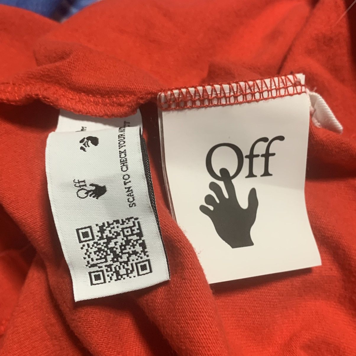 Off-White Off White Small Mona Lisa Arrows Red Tee Virgil Abloh Size US S / EU 44-46 / 1 - 7 Thumbnail
