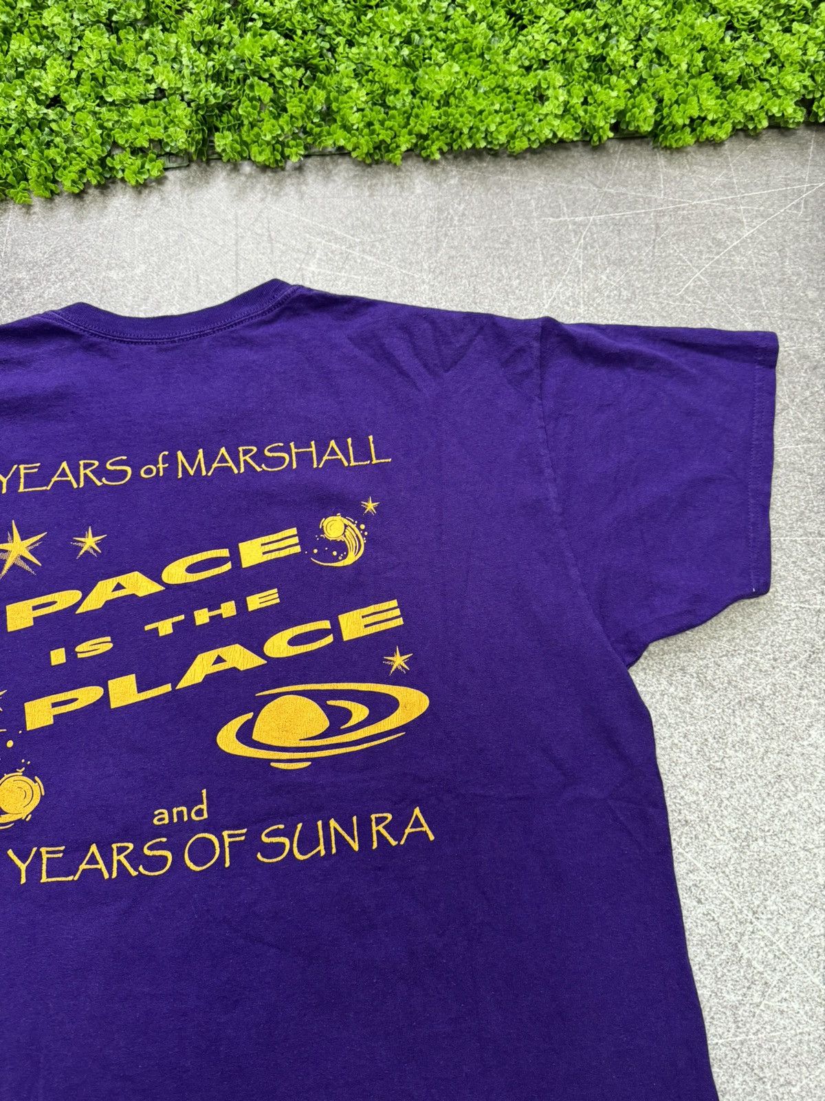 Band Tees Vintage Purple T-Shirt Tee Sun Ra Arkestra Marshall Allen Size US L / EU 52-54 / 3 - 13 Thumbnail