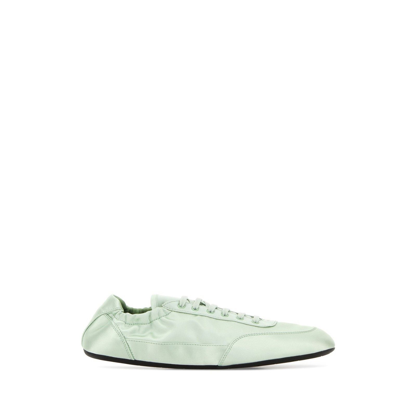 Prada PRADA Collapse $995 Aqua Satin Sneakers New & Authentic (Wom Size US 7 / IT 37 - 5 Thumbnail