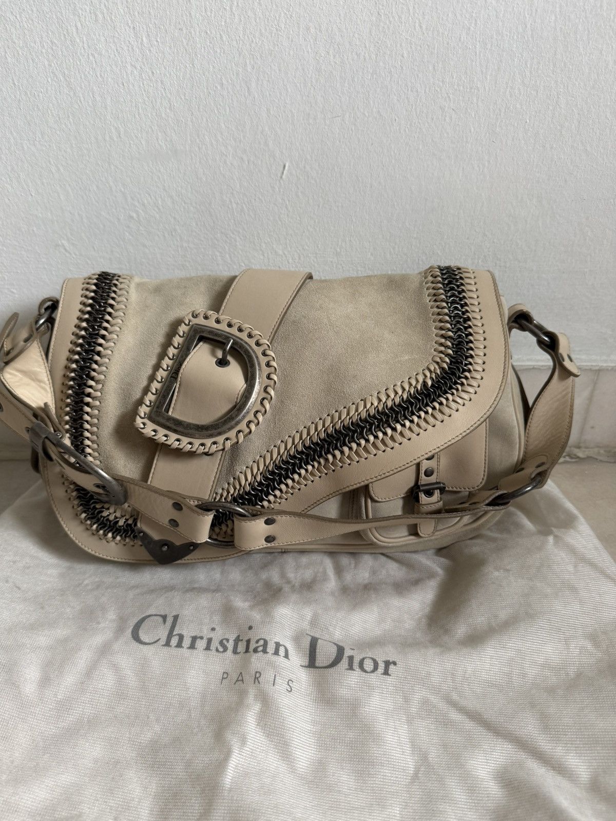 Dior 2005 Rare Dior Gaucho saddle bag John Galliano Era Size ONE SIZE - 10 Thumbnail