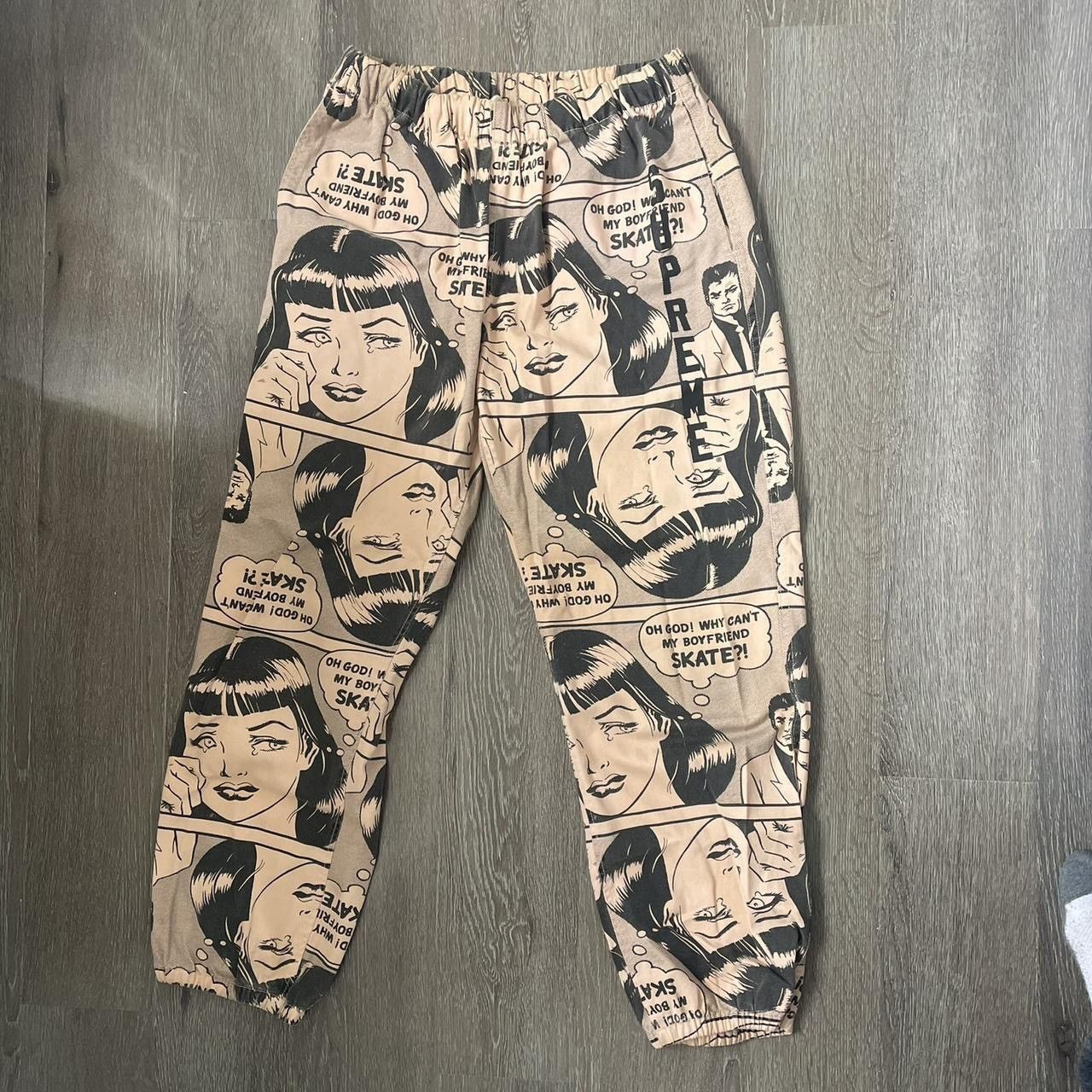 image of Supreme x Thrasher Pants in Pale Orange, Men's (Size 26)