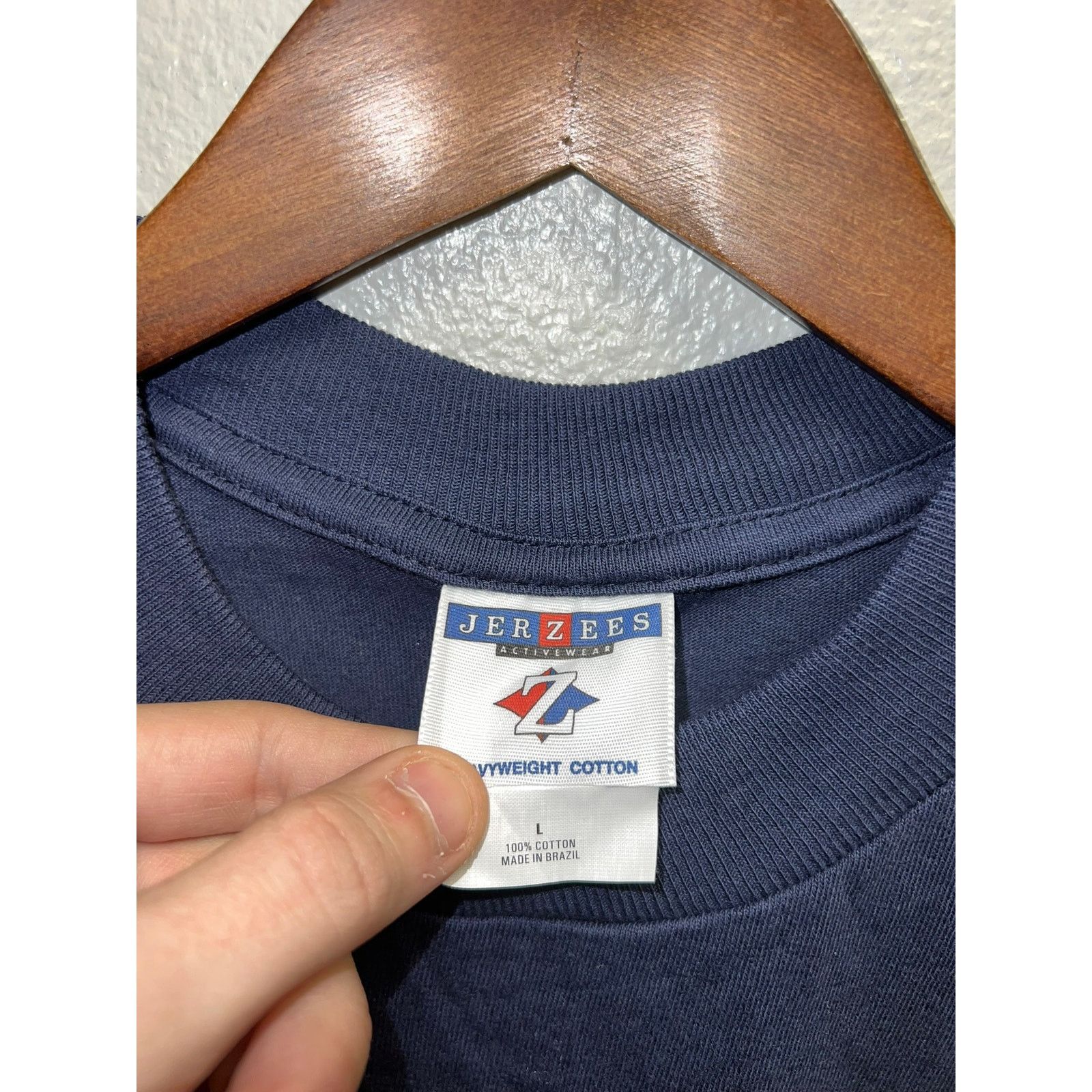 Jerzees Vintage Dilliards Shirt Dilliard's Shop Blue Tee Large 90s Size US L / EU 52-54 / 3 - 4 Thumbnail