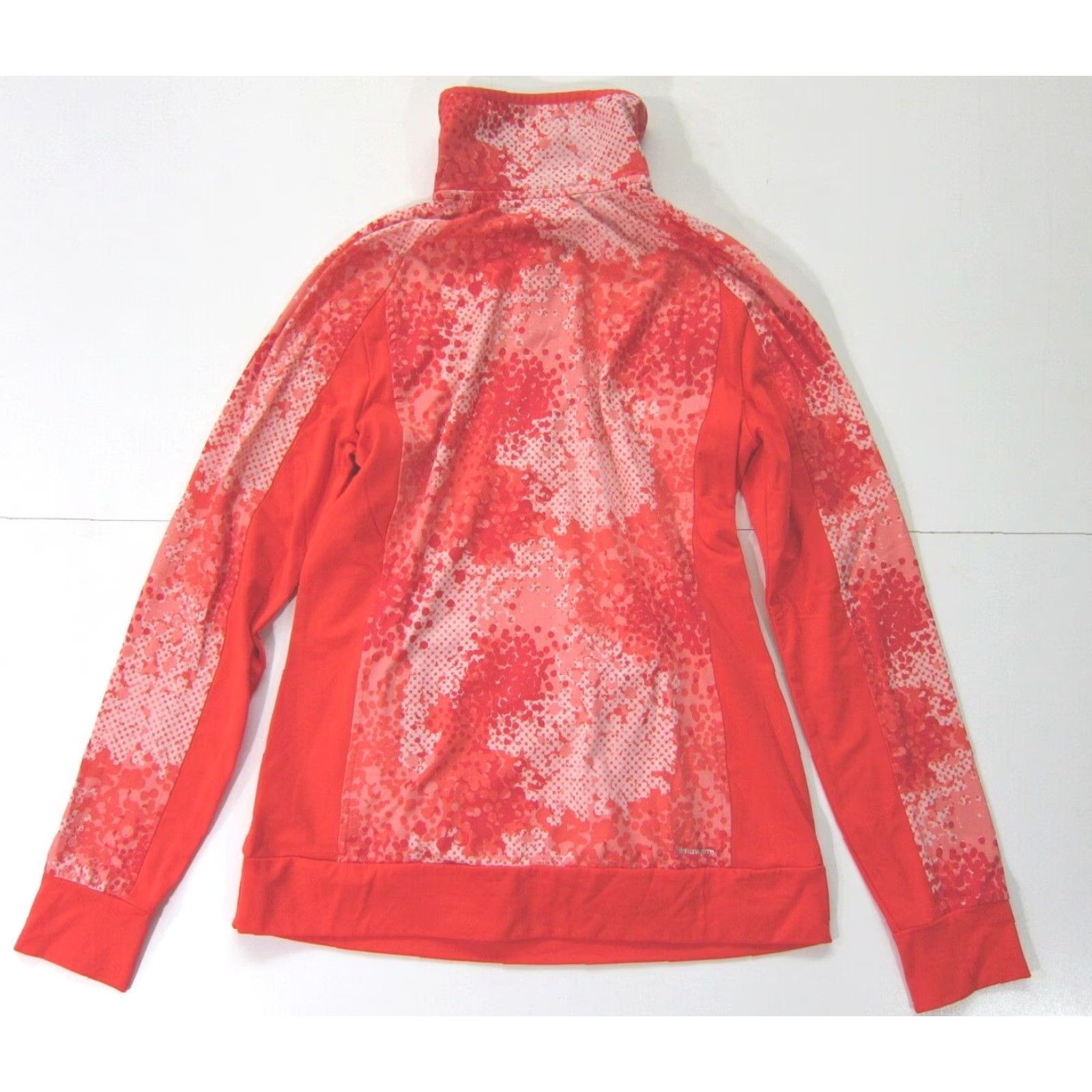 Adidas VINTAGE Adidas Clima Warm Red Pink Polka Dot 1/4 Zip Pullover Pocket Thumb Hole Shirt M Size M / US 6-8 / IT 42-44 - 2 Thumbnail