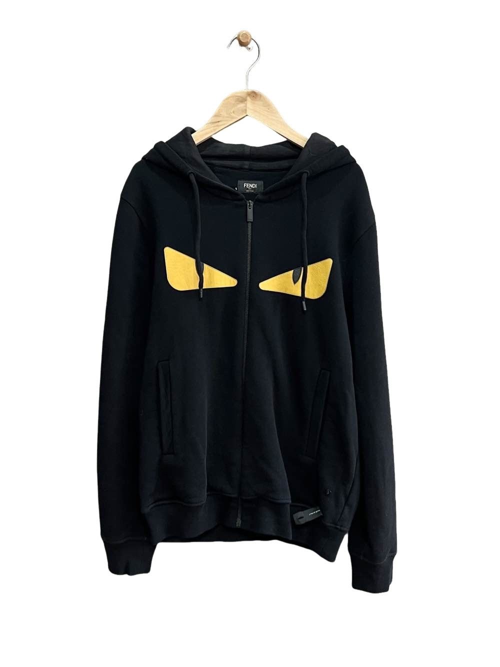 Fendi Fendi Monster Eyes Zip-Up Hoodie (Navy Blue) | Grailed