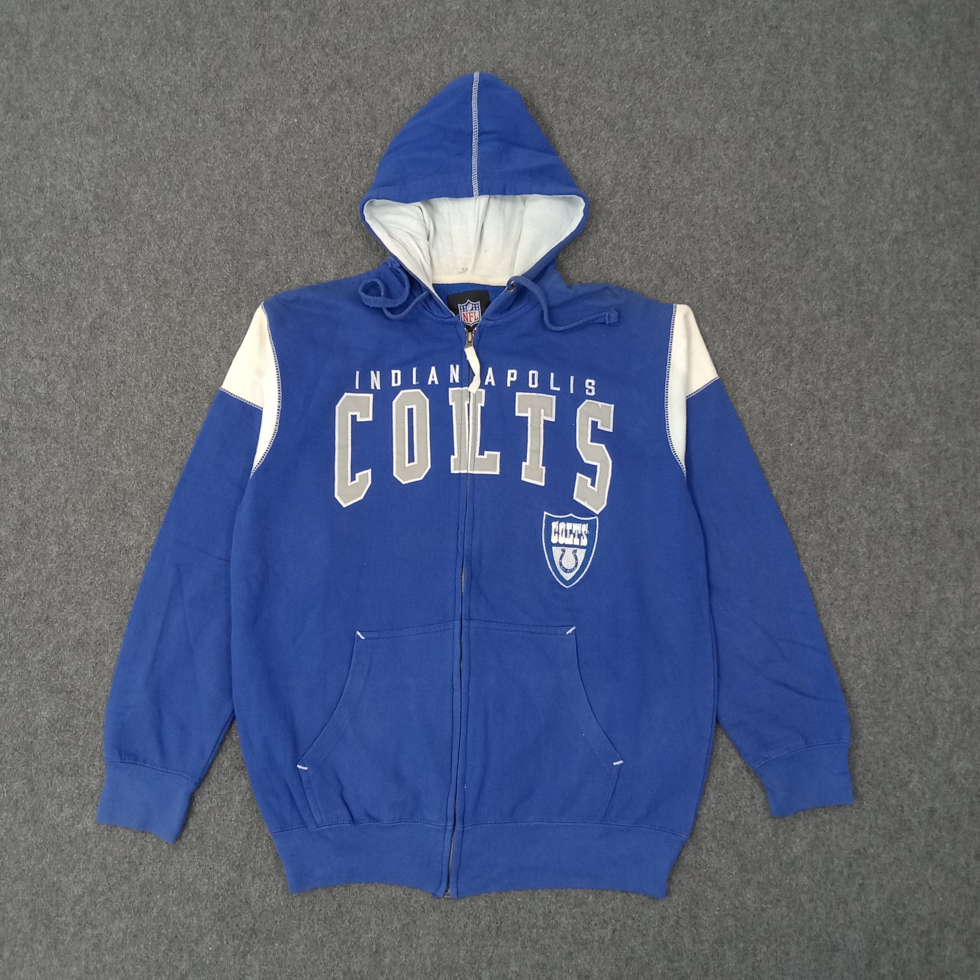 NFL NFL Indianapolis Colts American Sport Hoodies Jacket C261N8 Size US L / EU 52-54 / 3 - 1 Thumbnail