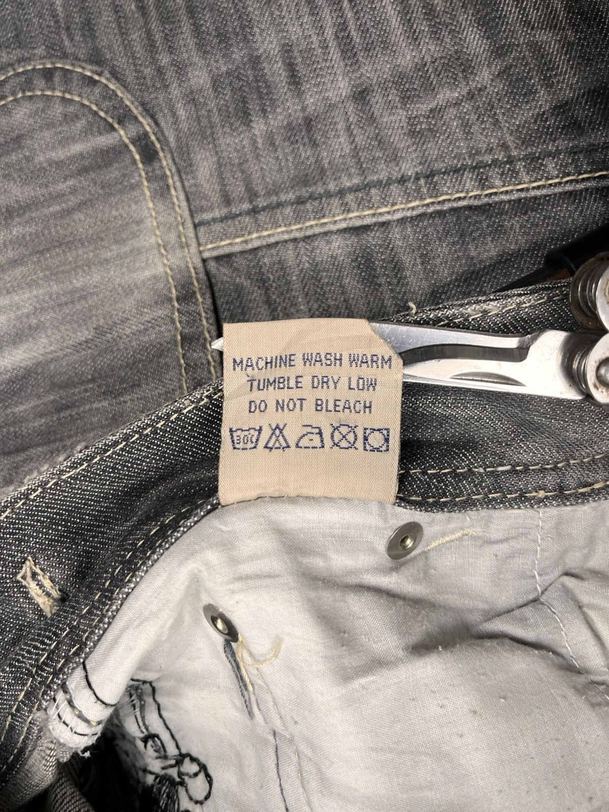 Japanese Brand NPJ Denim Pants Size US 29 - 11 Thumbnail