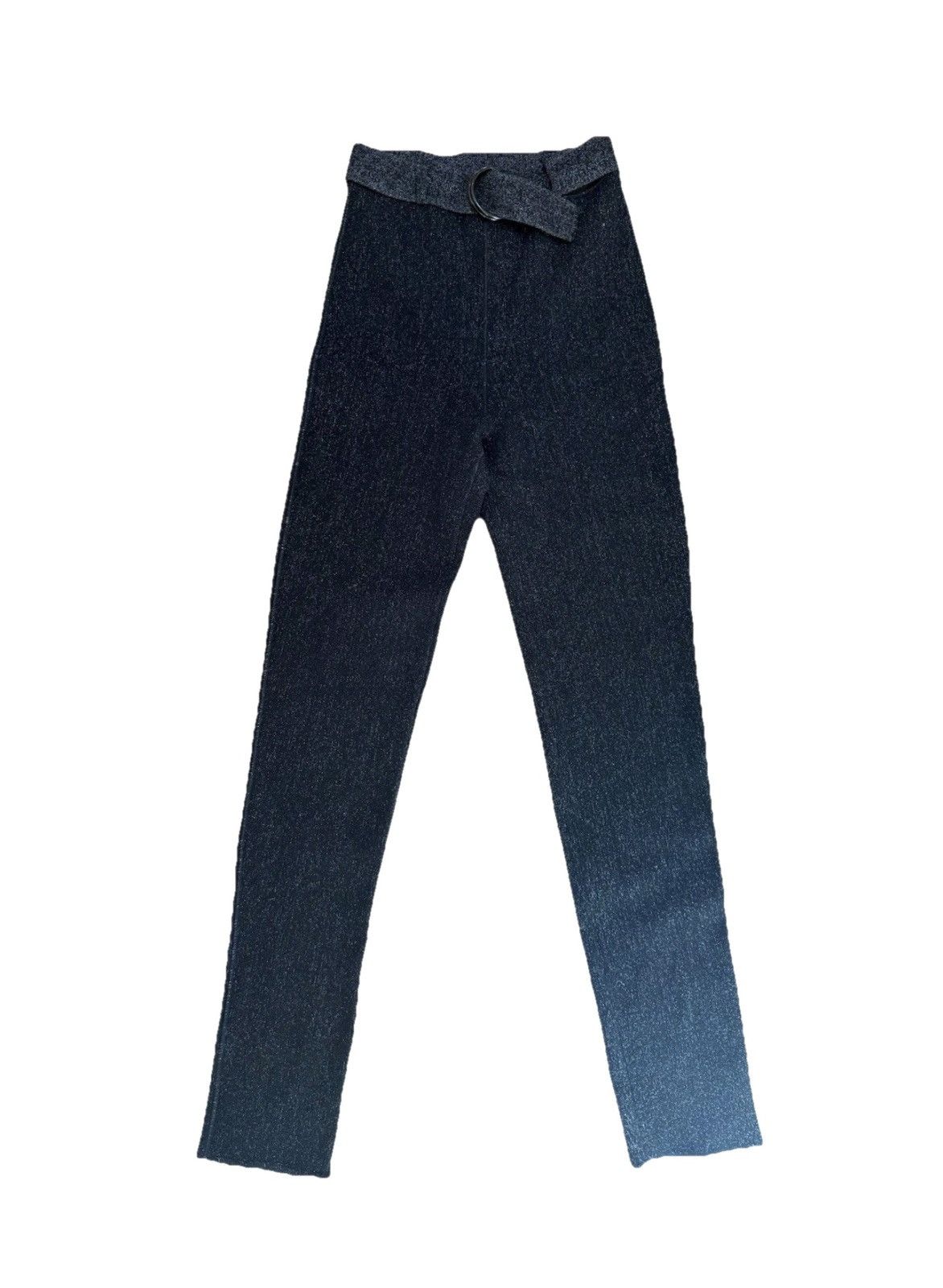 Jean Paul Gaultier Jean Paul Gaultier Classique Belted Metallic Black Pants S Size 26" / US 2 / IT 38 - 7 Thumbnail