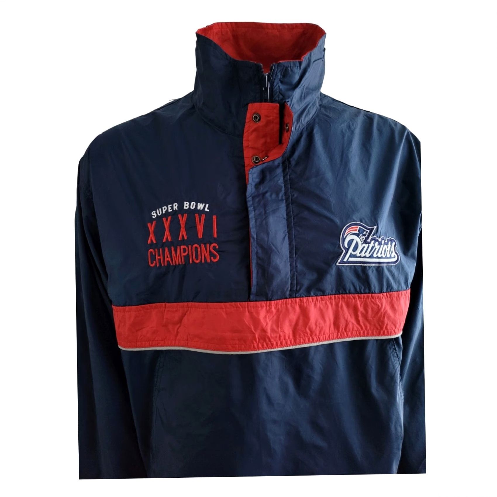 Nique Nike New England Patriots 5X Super Bowl Champions Jacket Mens L Navy Size US L / EU 52-54 / 3 - 4 Thumbnail