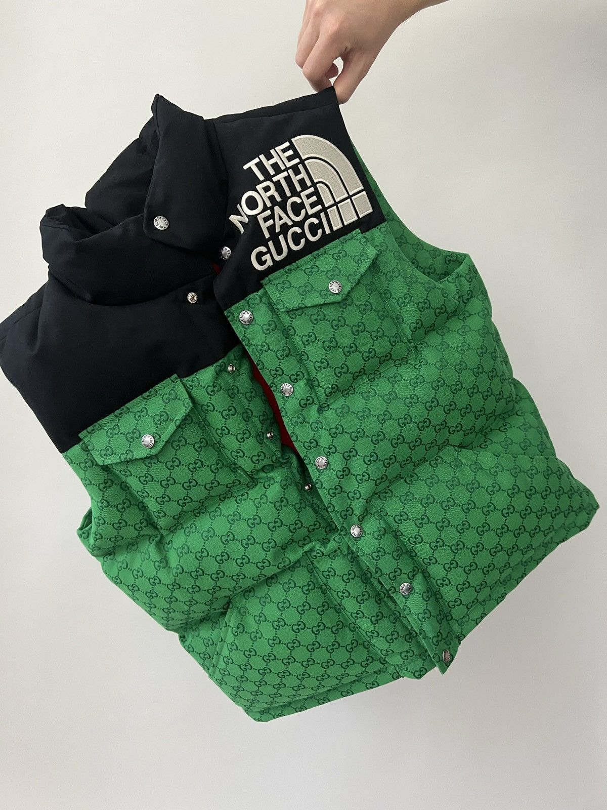 Gucci × The North Face GG Monogram Down Vest Size US M / EU 48-50 / 2 - 9 Thumbnail