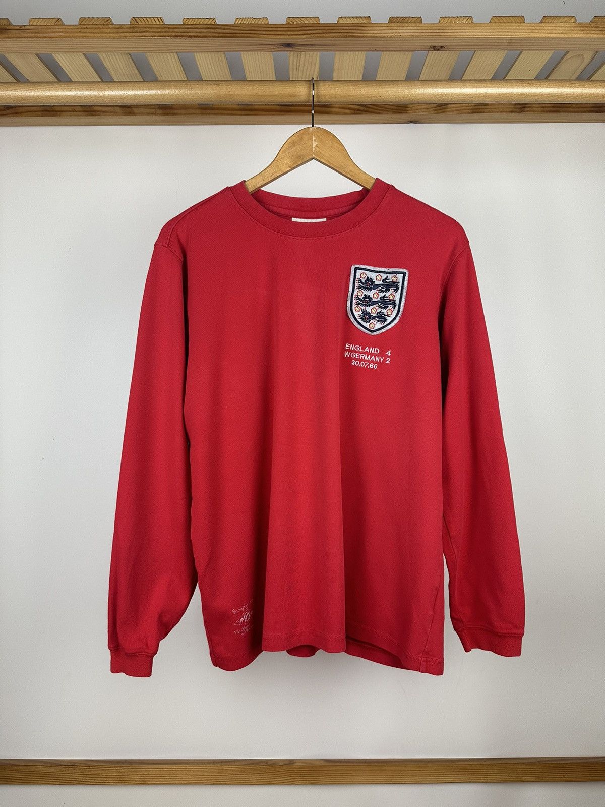Umbro England 1966 Away Umbro Football Shirt Limited Edition #66 Size US XL / EU 56 / 4 - 1 Thumbnail