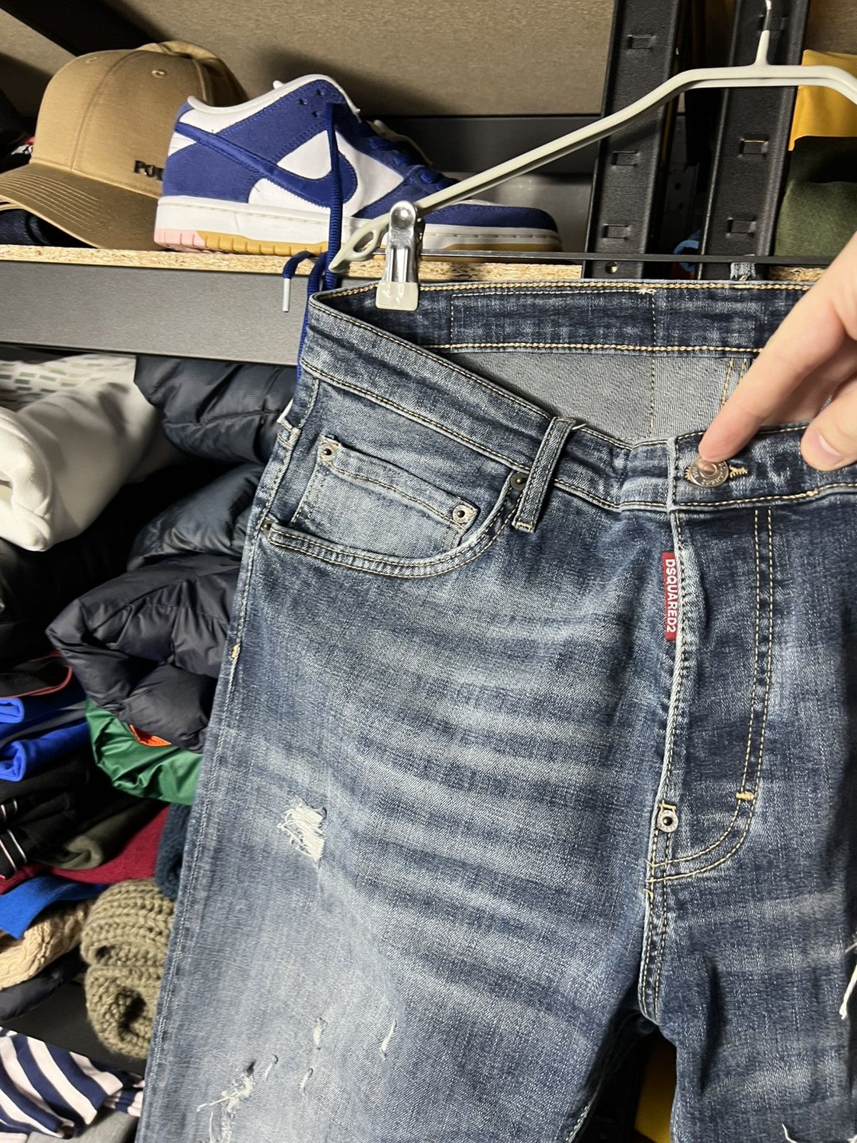 Dsquared2 Dsquared2 Red2 Distressed Slim Fit Jeans Size 52 Italy Denim Size US 36 / EU 52 - 5 Thumbnail