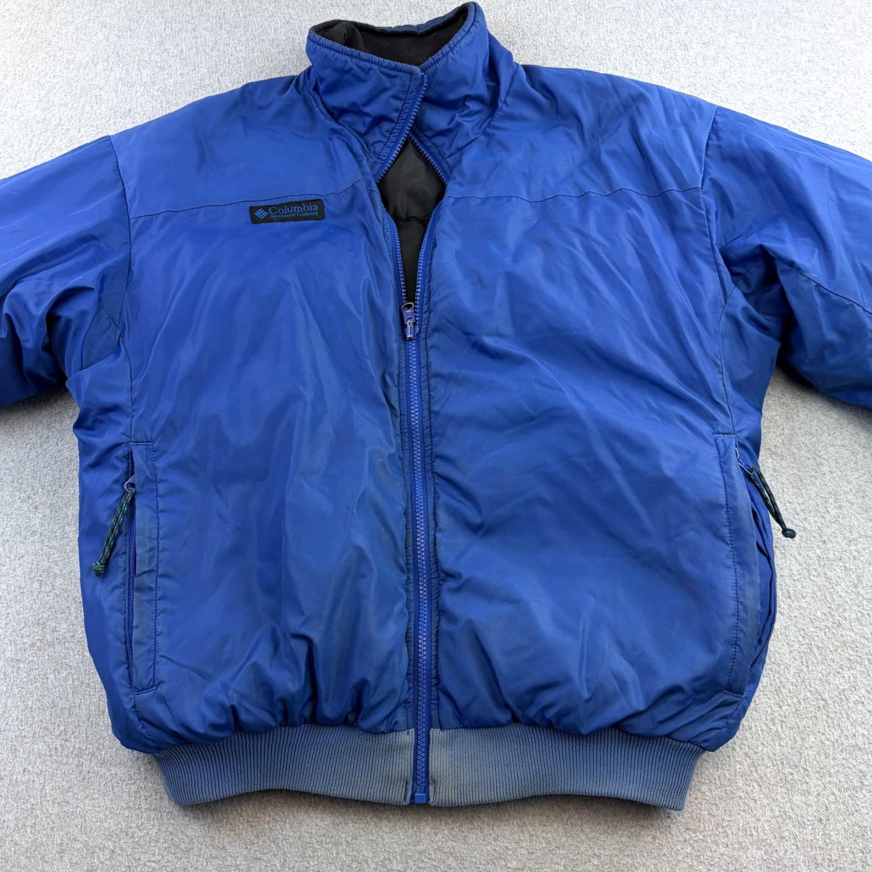 Vintage VINTAGE Columbia Jacket Mens M Blue Down Puffer Bomber Full Zip Outdoor 90s Mens Size US M / EU 48-50 / 2 - 4 Thumbnail