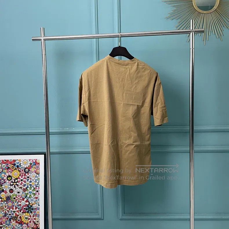 Balenciaga Balenciaga Wheat ear khaki short-sleeved T-shirt Size US XS / EU 42 / 0 - 2 Thumbnail