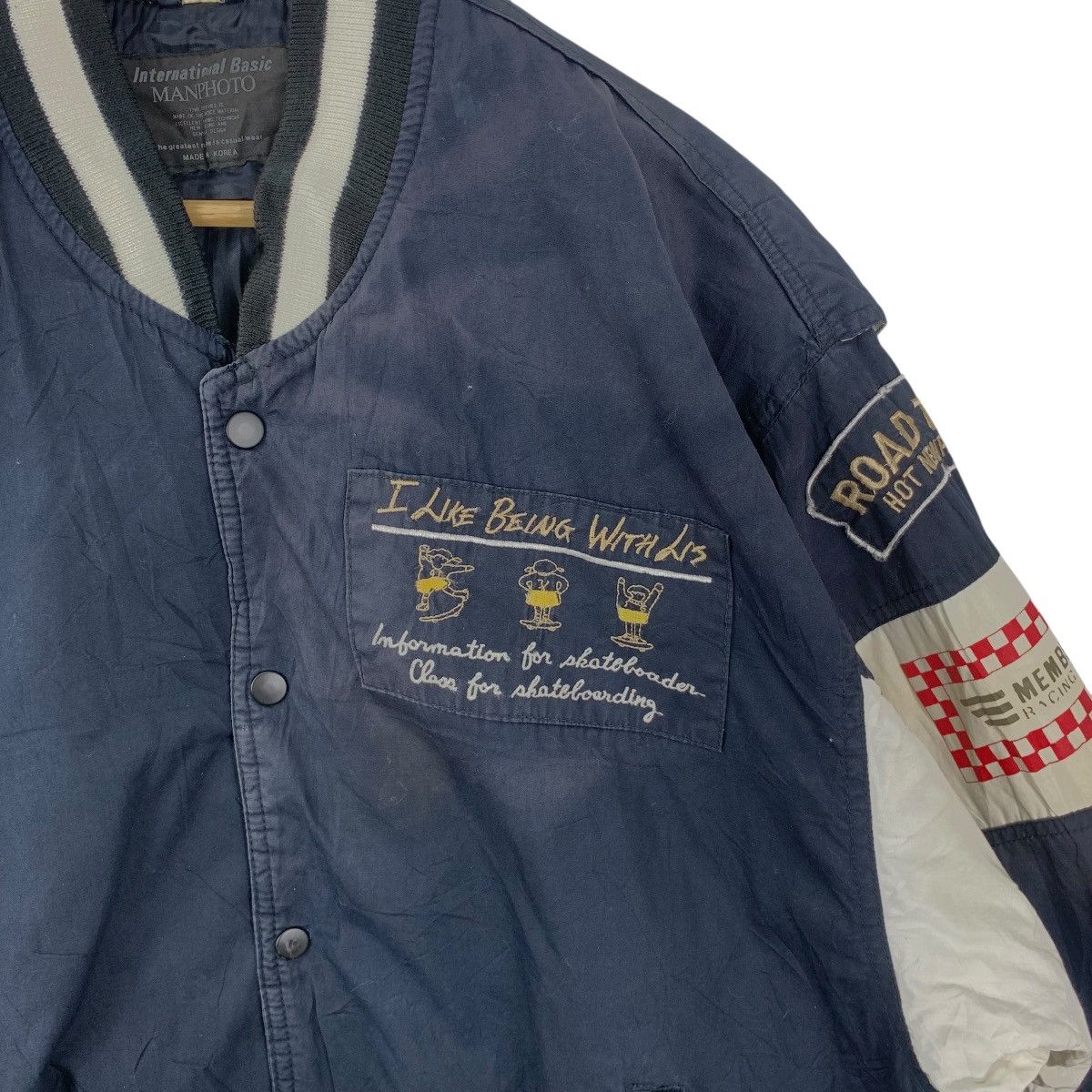 Vintage Vintage MEMBER’S RACING TEAM Road Test Varsity Stadium Size US XXL / EU 58 / 5 - 6 Thumbnail