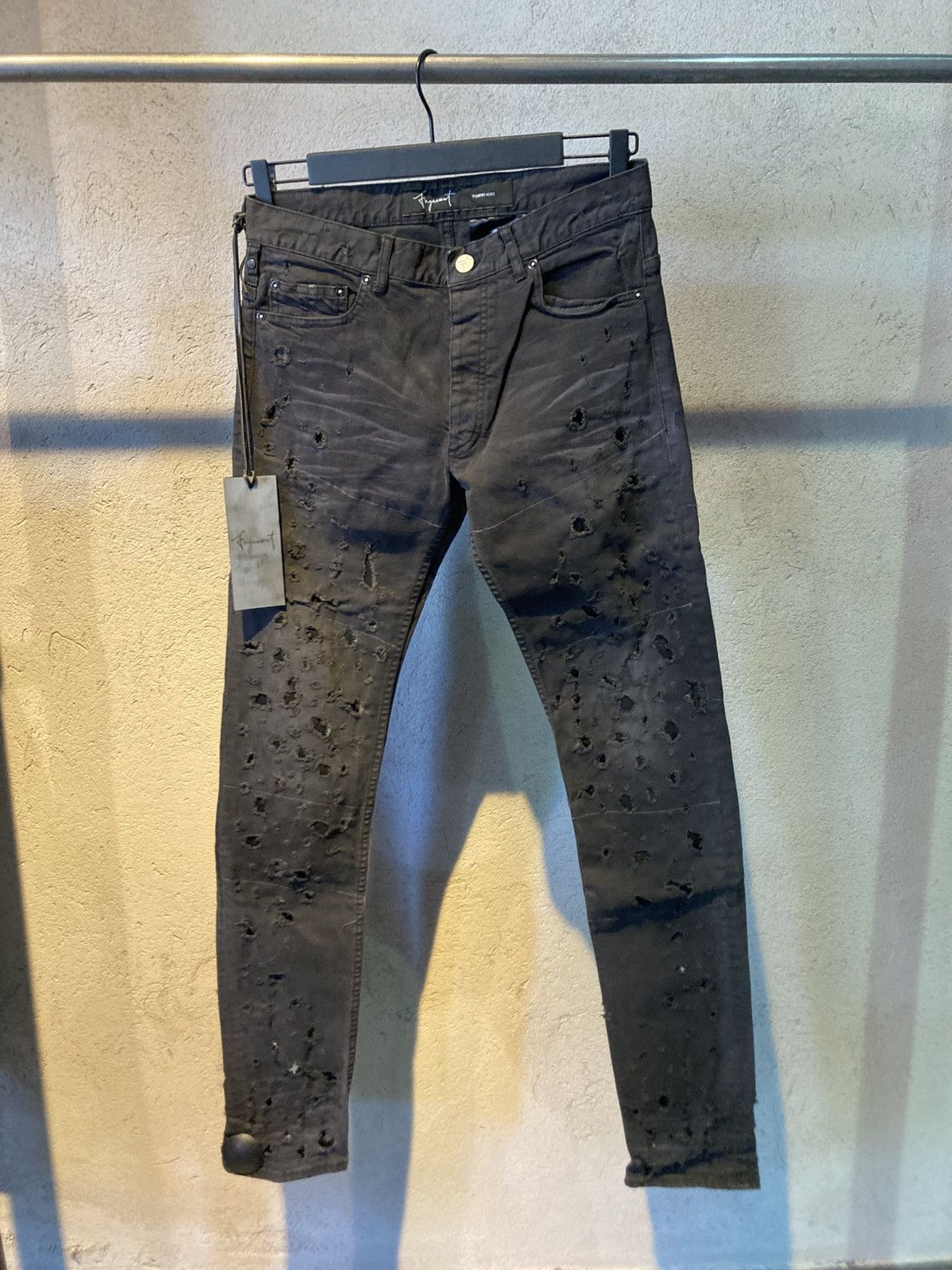 パンツ vkei SEIGEKI fagassent coating skinny Men's Fagassent Toshiki Aoki Denim | Grailed
