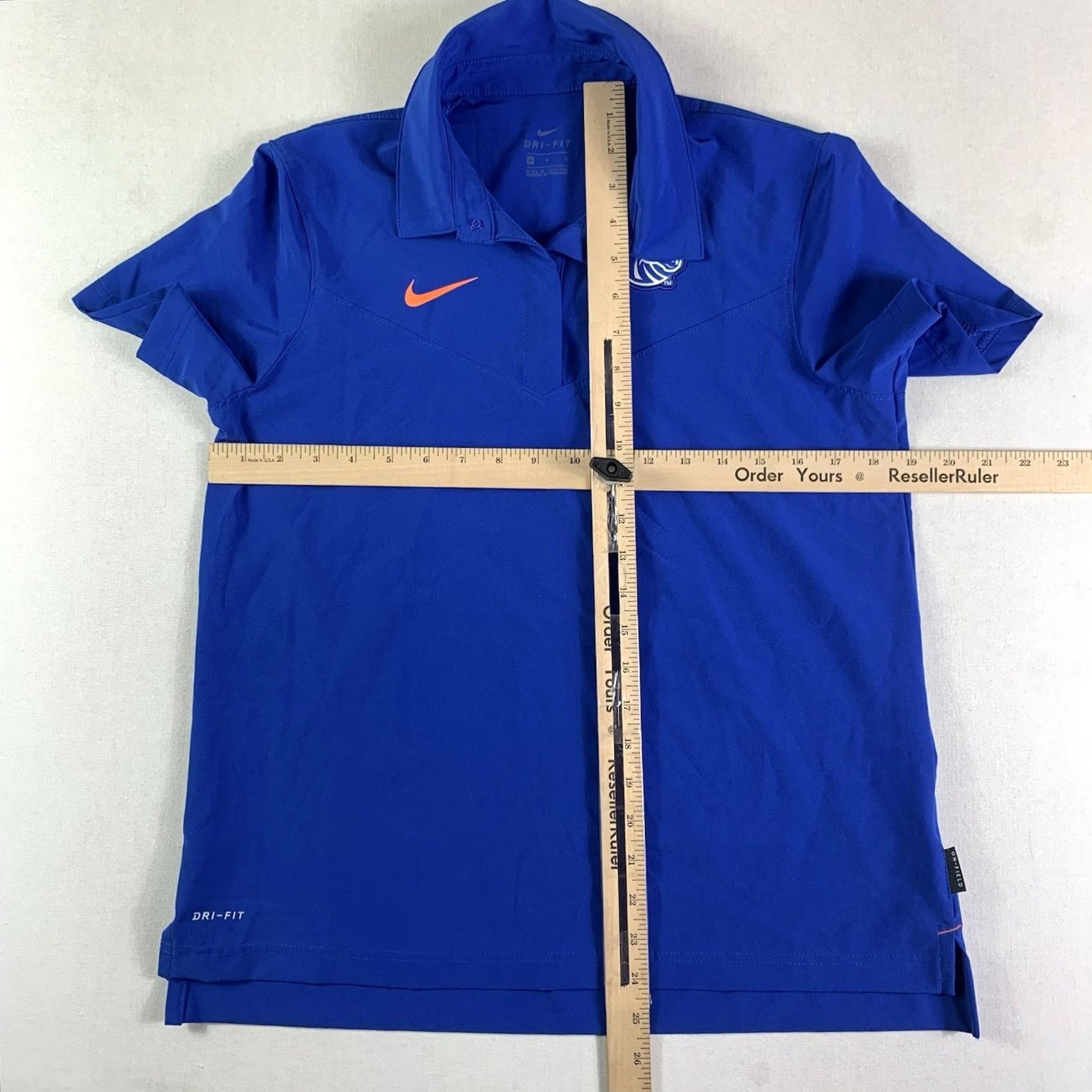 Nike VINTAGE NIKE DRI FIT BOISE STATE BRONCOS GOLF POLO SHIRT Womens Medium Blue Size M / US 6-8 / IT 42-44 - 5 Thumbnail