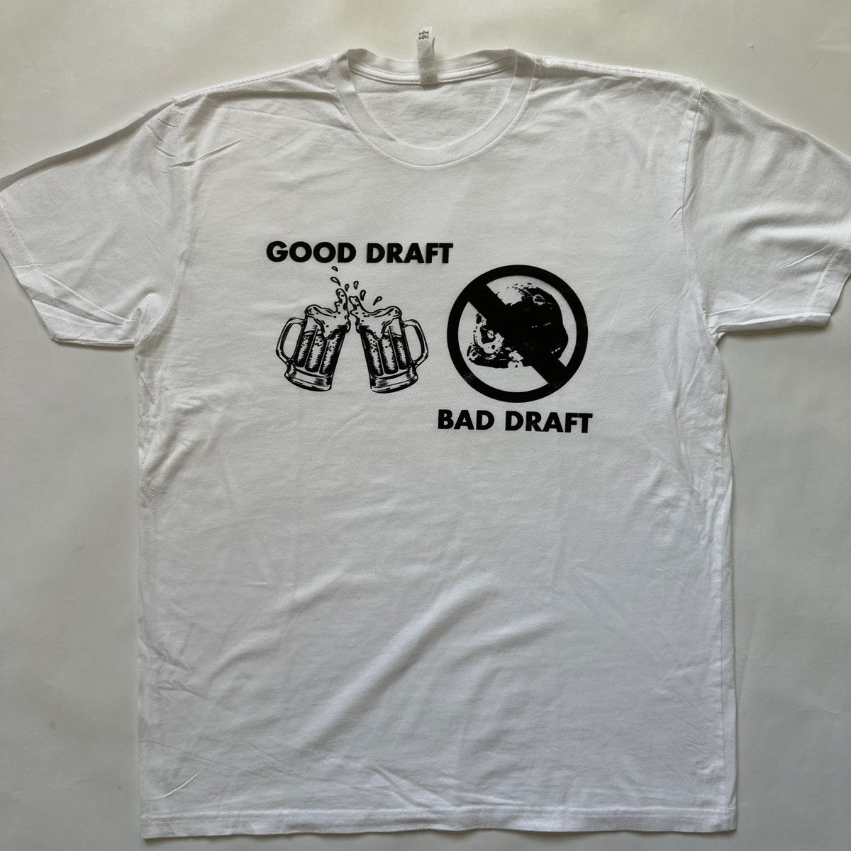 Vintage VTG Vintage military anti war drinking beer party slogan tee Size US L / EU 52-54 / 3 - 2 Thumbnail