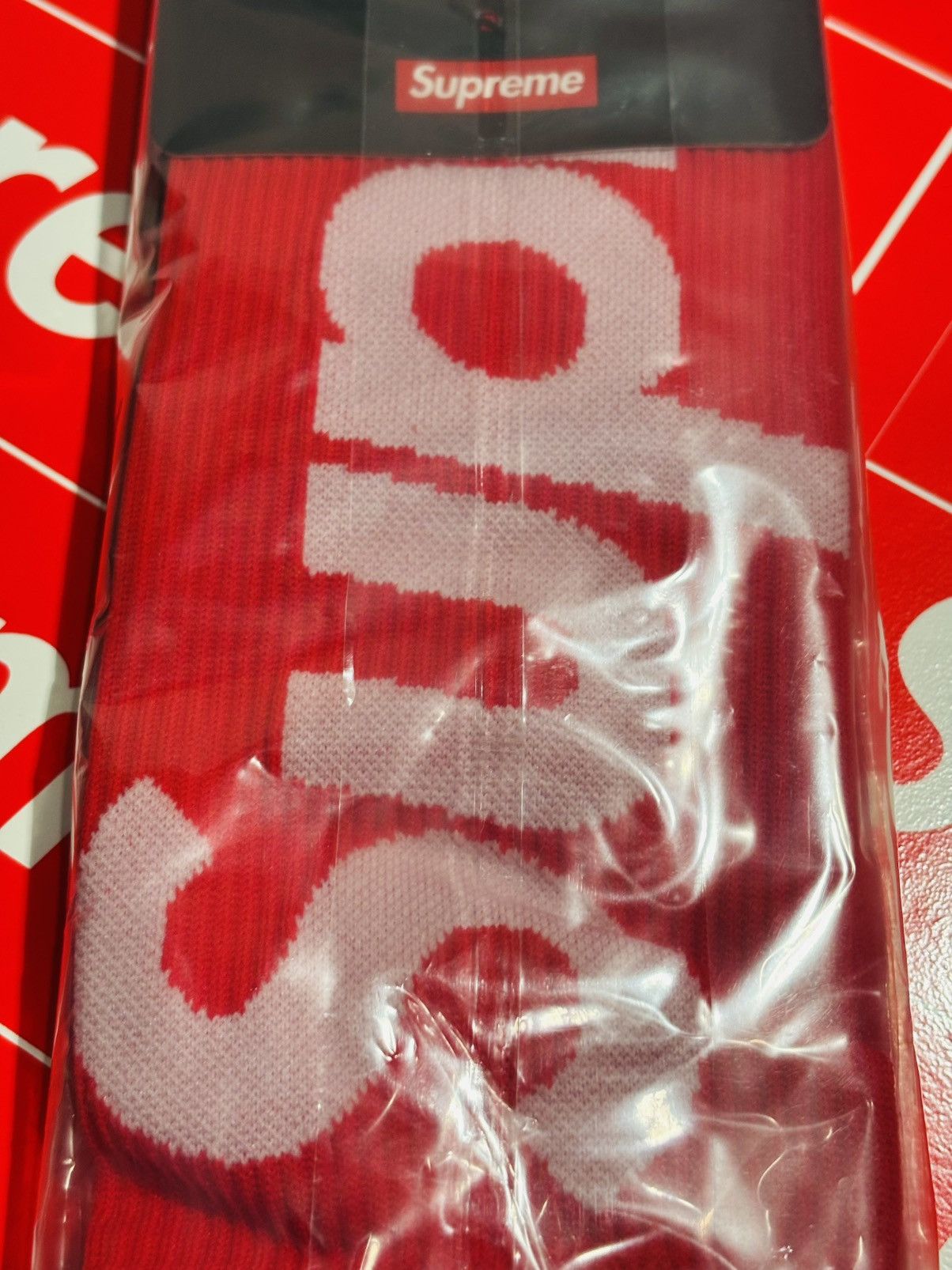 Nike × Supreme Supreme X Nike lightweight crew sock red new SS21 2021 Size ONE SIZE - 2 Thumbnail