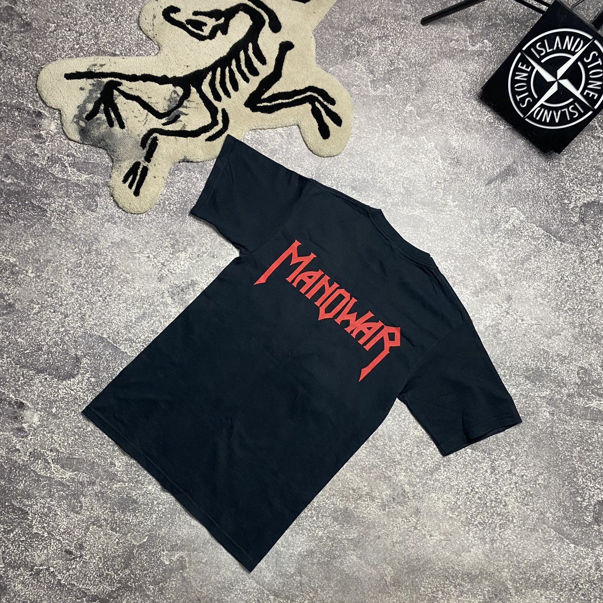 Band Tees Vintage Manowar Battle Hymns Big Logo rock band 00’s tee Size US S / EU 44-46 / 1 - 2 Thumbnail