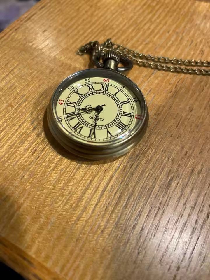 Jewelry BRONZE QUARTZ POCKET WATCH - ROMAN NUMERAL DIAL Size ONE SIZE - 1 Thumbnail